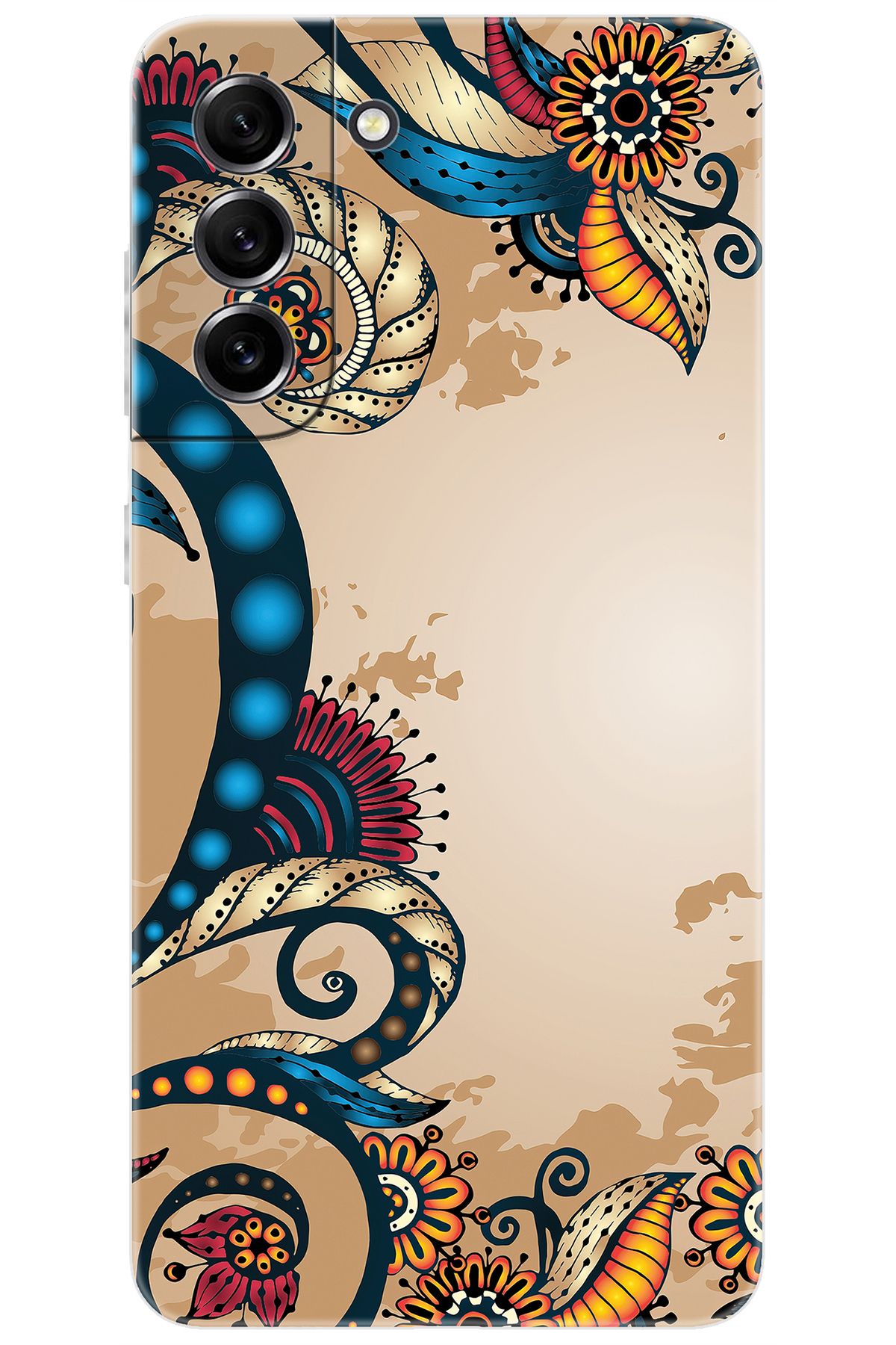 Ceppare Samsung Galaxy S21 FE (SM-G990E) Uyumlu Kılıf Desen Baskı Silikon Vektör Tasarım STK:536 CP-SvOa3uY