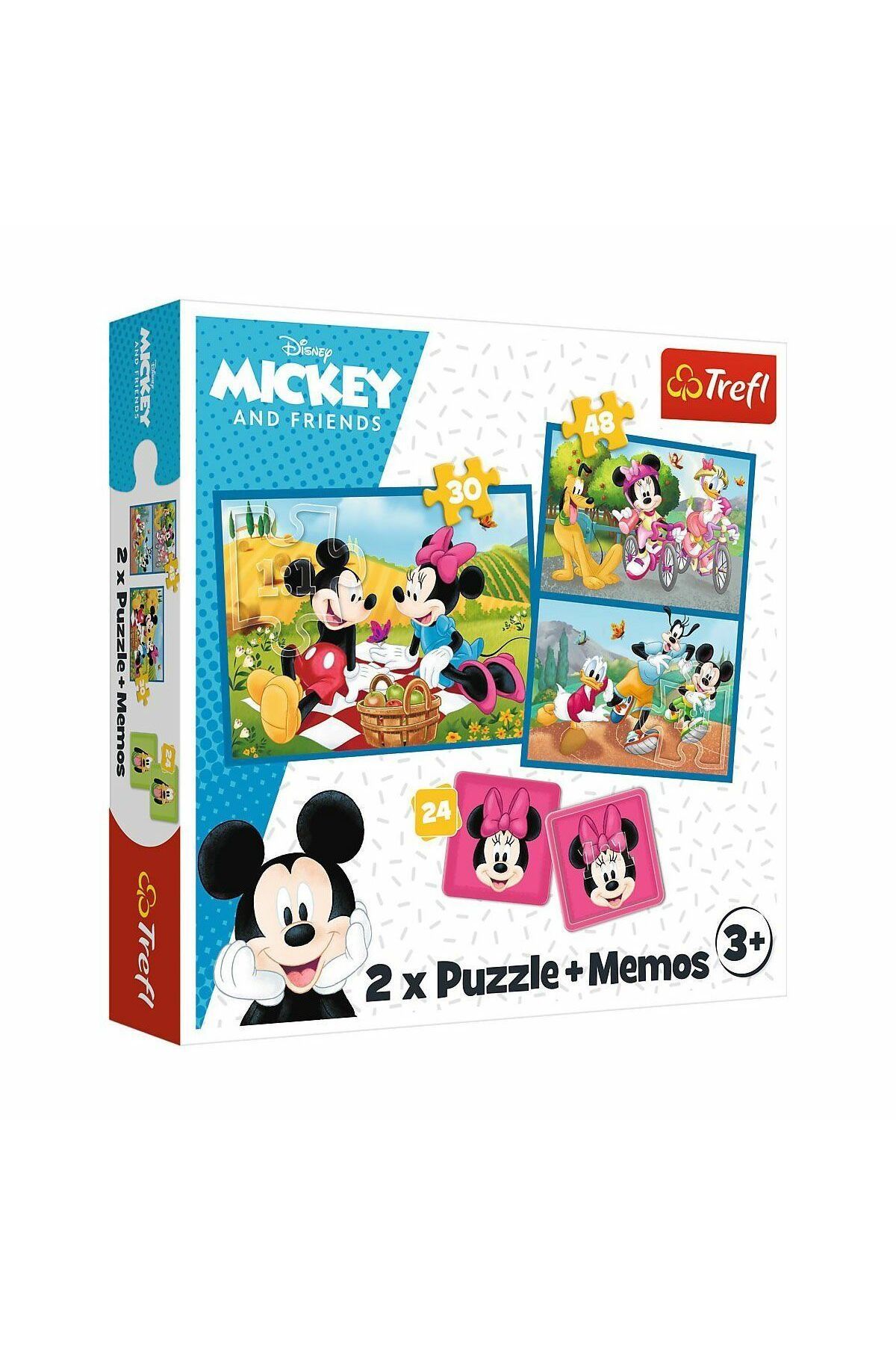 VARDEM OYUNCAK PUZZLE-93344 2IN1 Disney Puzzle