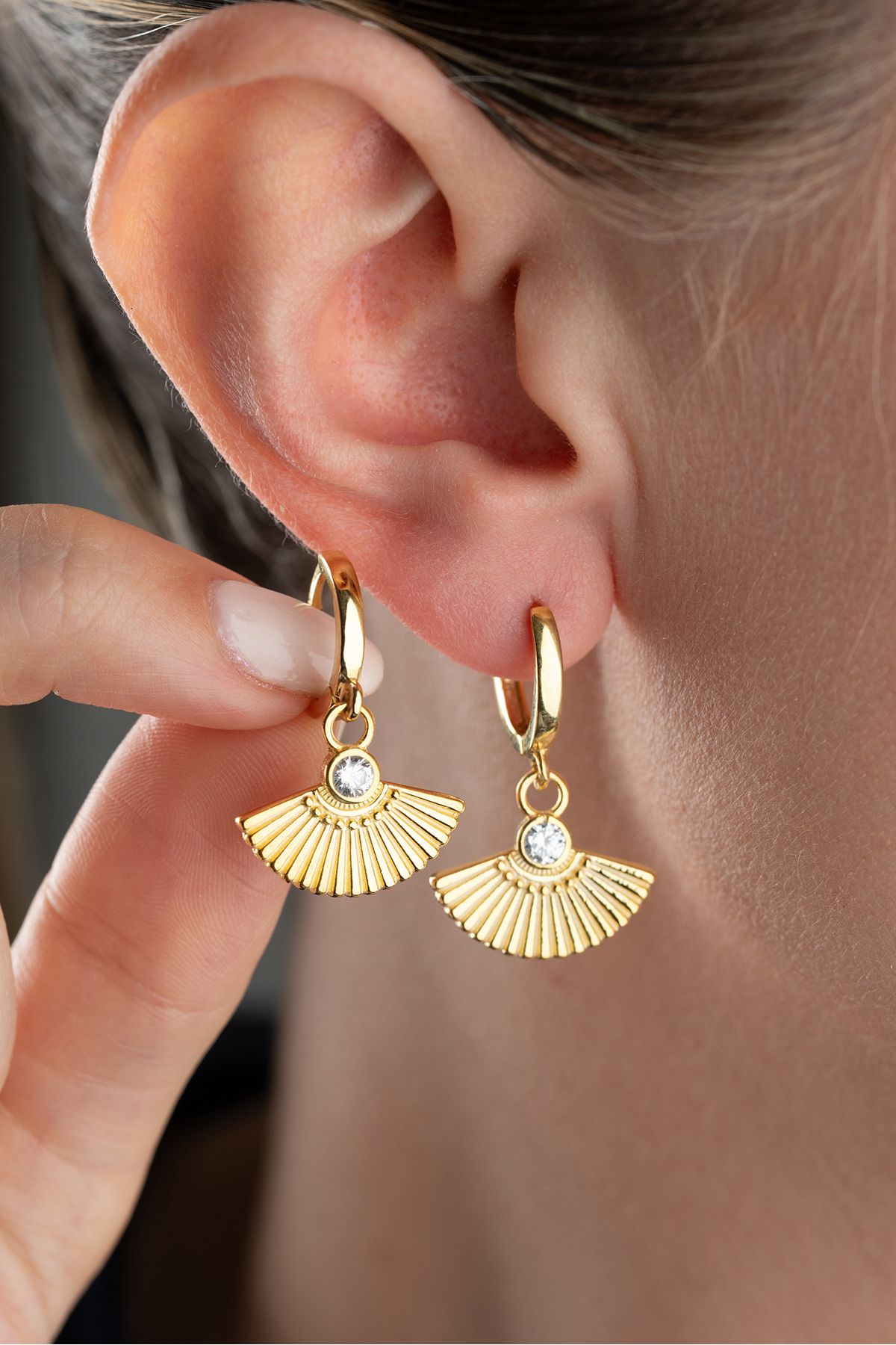 Silvano Jewelry 925 Ayar Gümüş Trend Model Küpesi