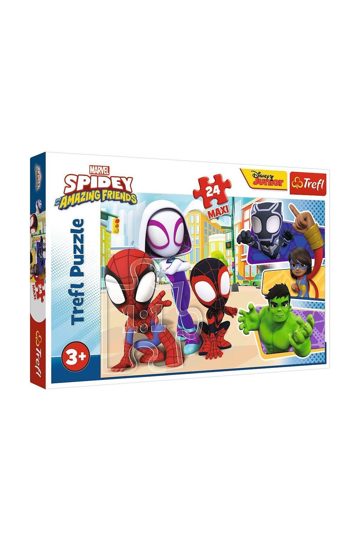 VARDEM OYUNCAK PUZZLE-14348 Maxi Spidey And His 24 Parça Çocuk Puzzle -Vardem