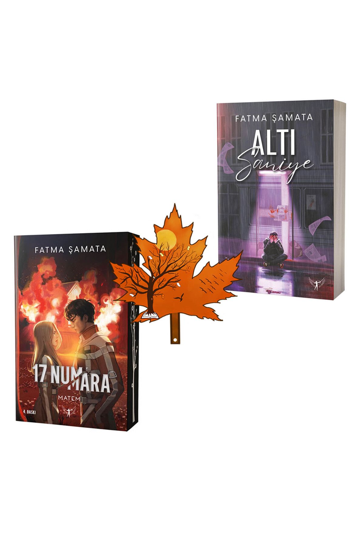 Artemis Yayınları fatma şamata - 17 numara matem -ve- altı saniye - kitap ayracı ile
