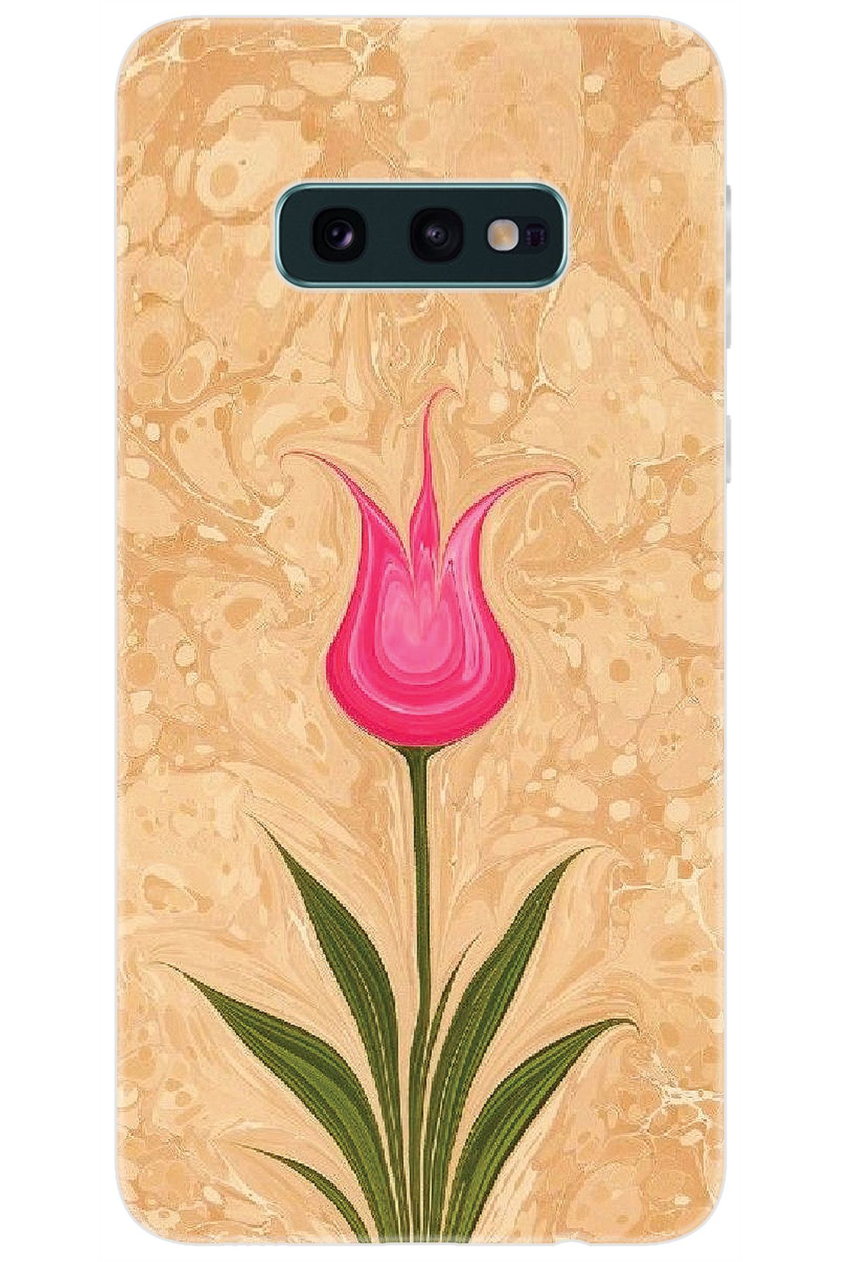 Ceppare Samsung Galaxy S10E (SM-G970F) Uyumlu Kılıf Desen Baskılı Silikon Lale Tasarım STK:544 CP-hIS7vgc