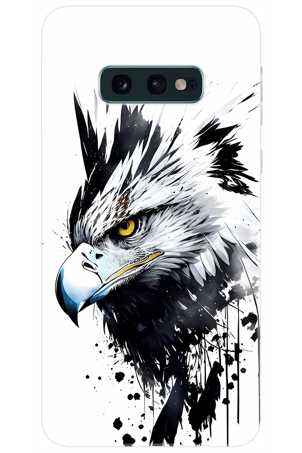 Ceppare Samsung Galaxy S10E (SM-G970F) Uyumlu Kılıf Desen Baskılı Silikon Kartal Serisi STK:1008 CP-2BJQYHU