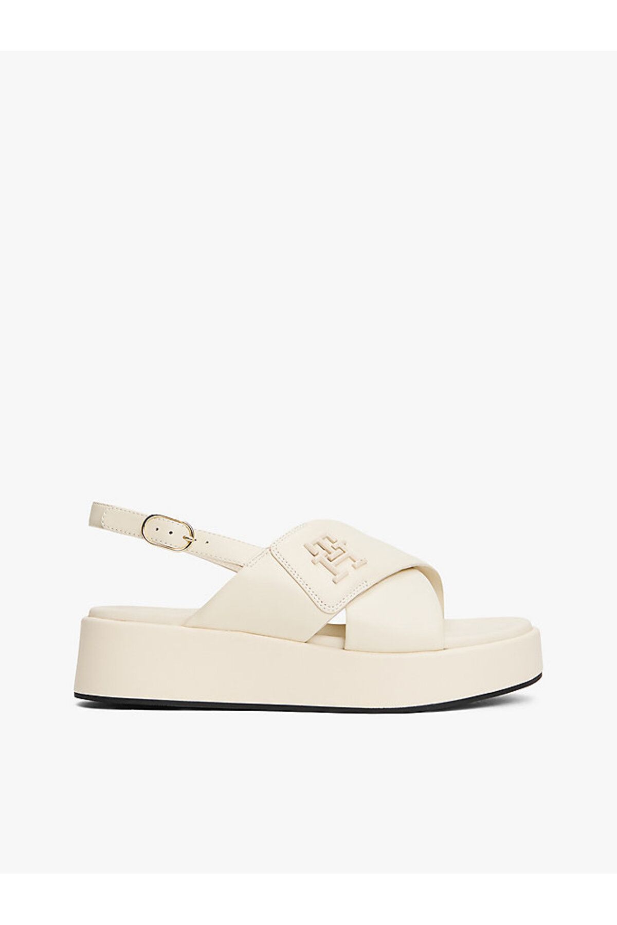Tommy Hilfiger TH LOGO HW PADDED LEATHER SANDAL