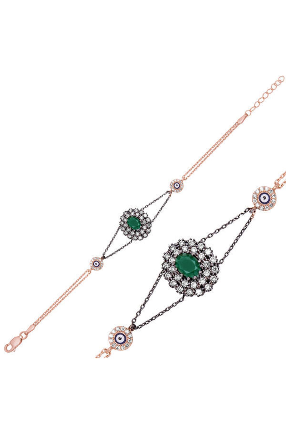 shop Rose Mat Otantik 925 Ayar Gümüş Bileklik