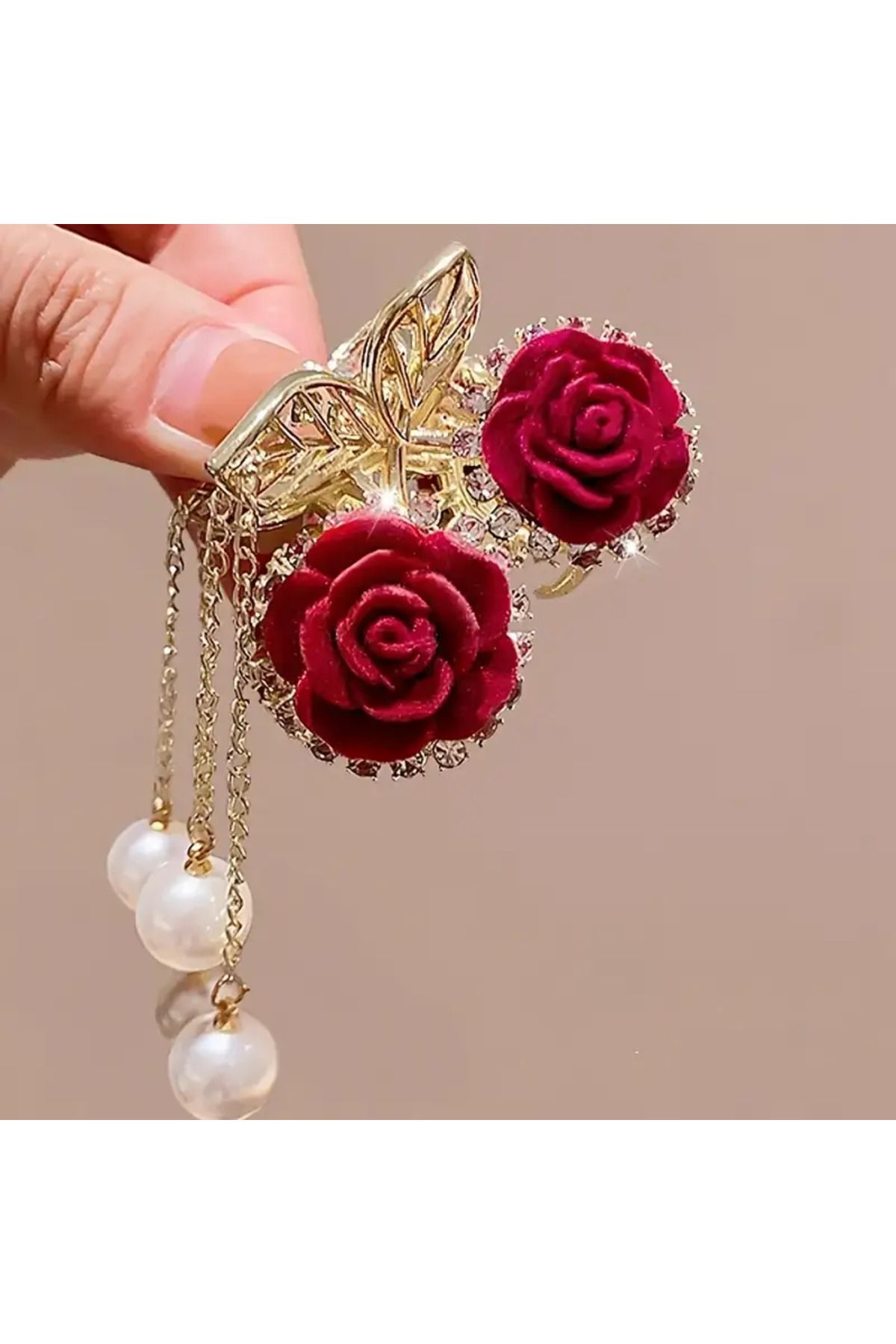 Fashionjewelery Gül Saç Tokası