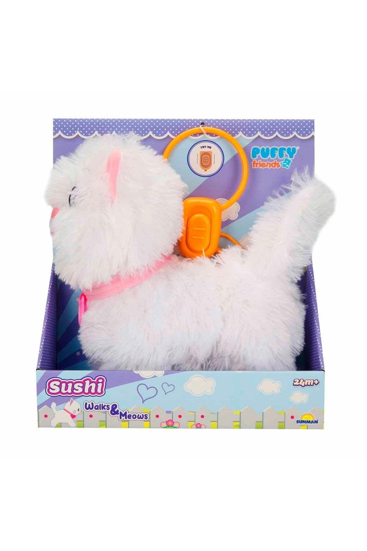 FELİTE Sevimli Kedi Sushi Sesli ve Hareketli Oyuncak