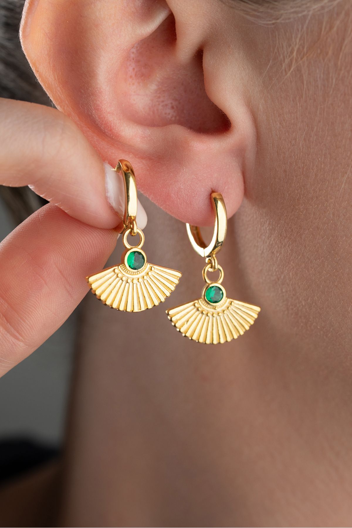 Silvano Jewelry 925 Ayar Gümüş Trend Model Küpesi