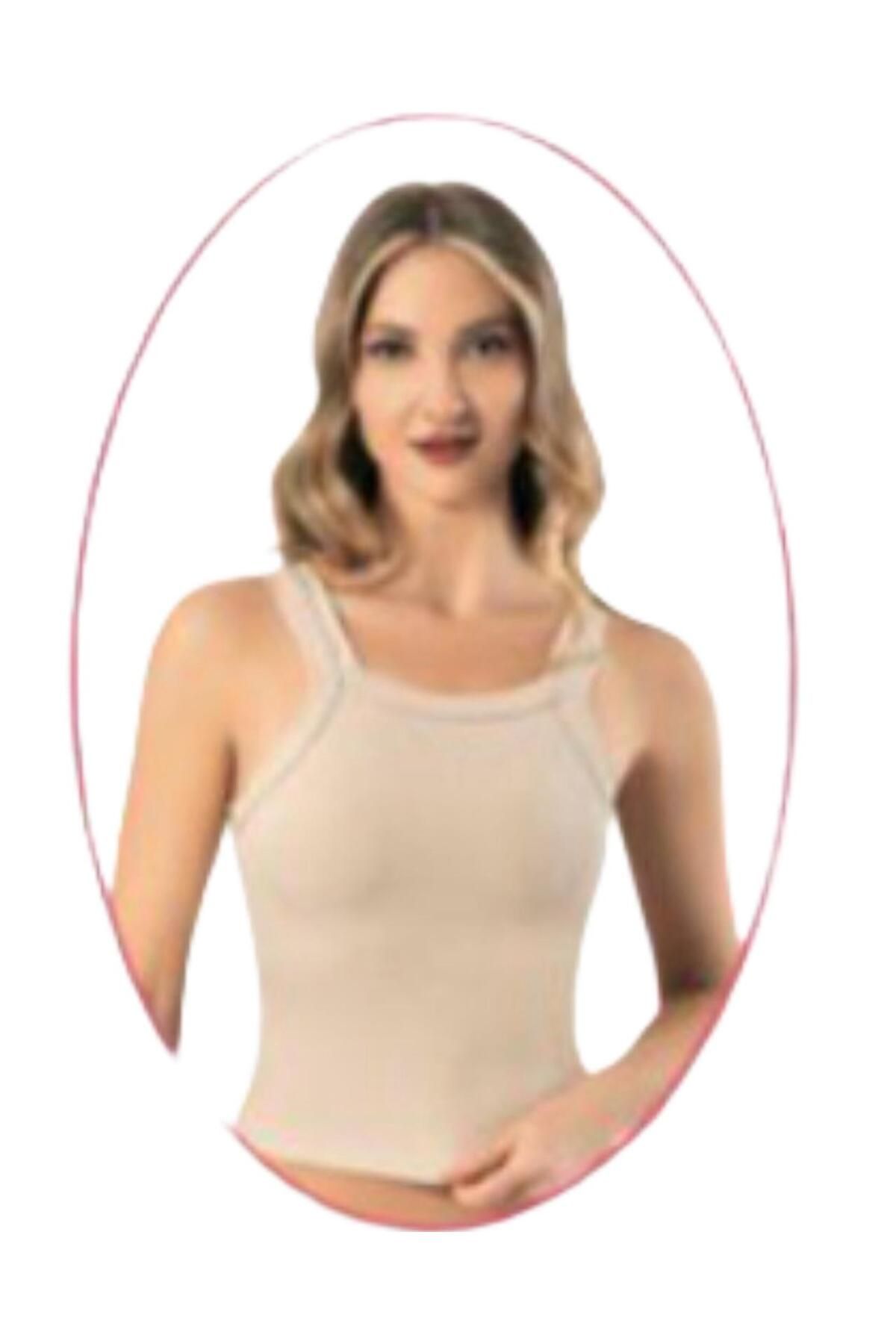 Lüx Wood 8154 KADIN PEDLİ CROP ASKILLI
