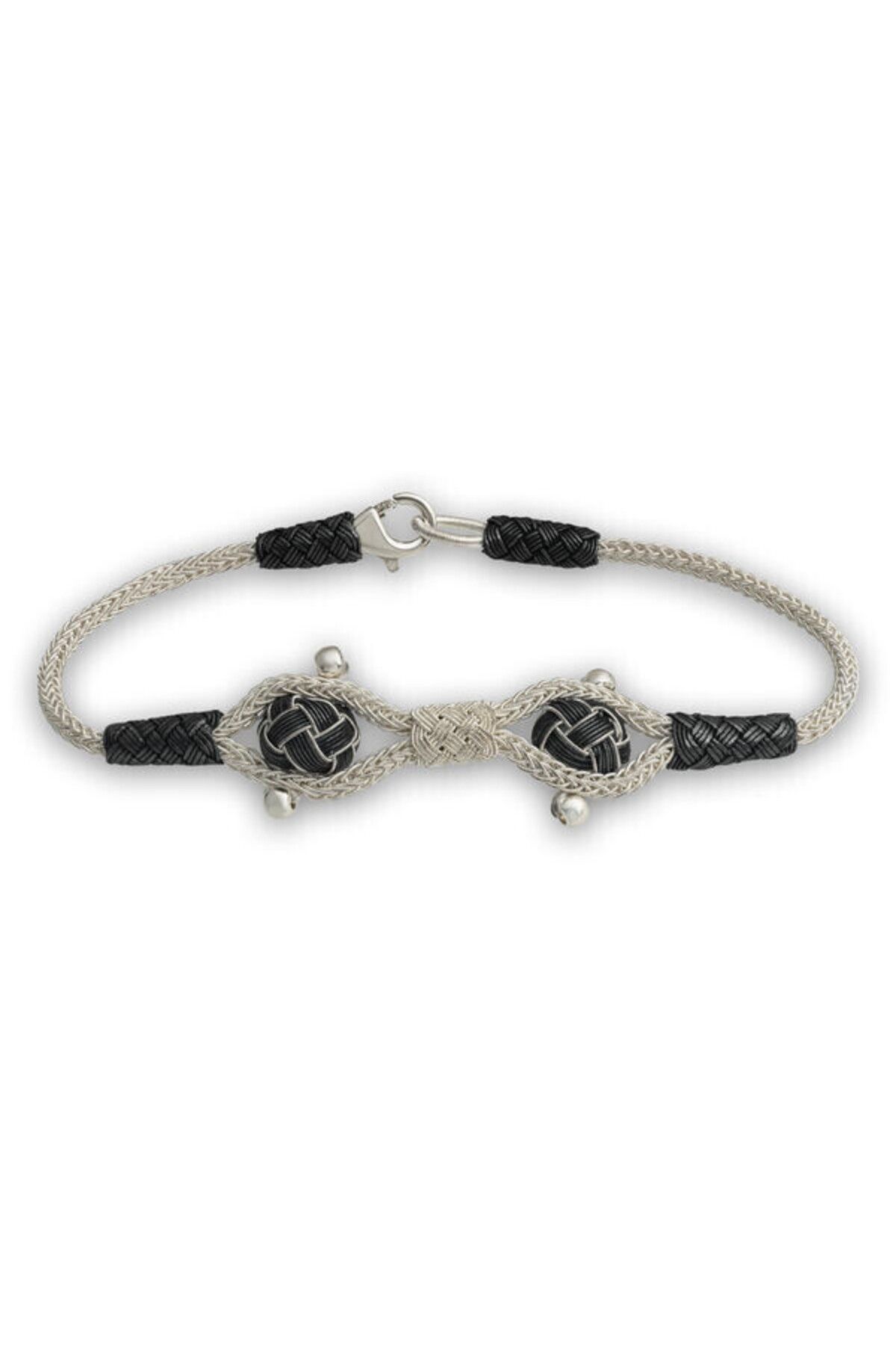 shop Kazaziye Örgü 925 Ayar Gümüş Bileklik