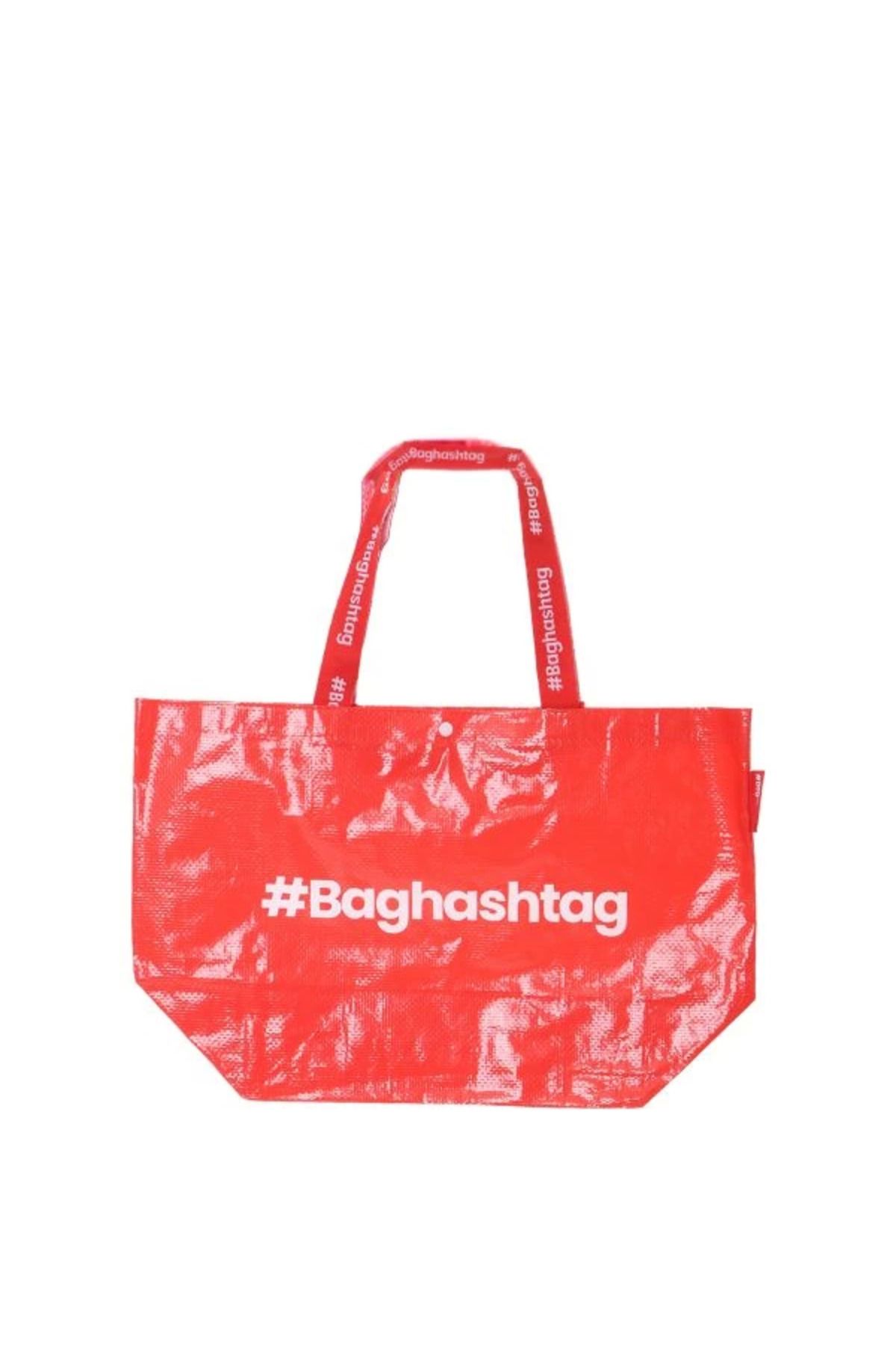 Angoravi Baghashtag Kırmızı Kum Tutmaz Büyük Boy Plaj Çantası