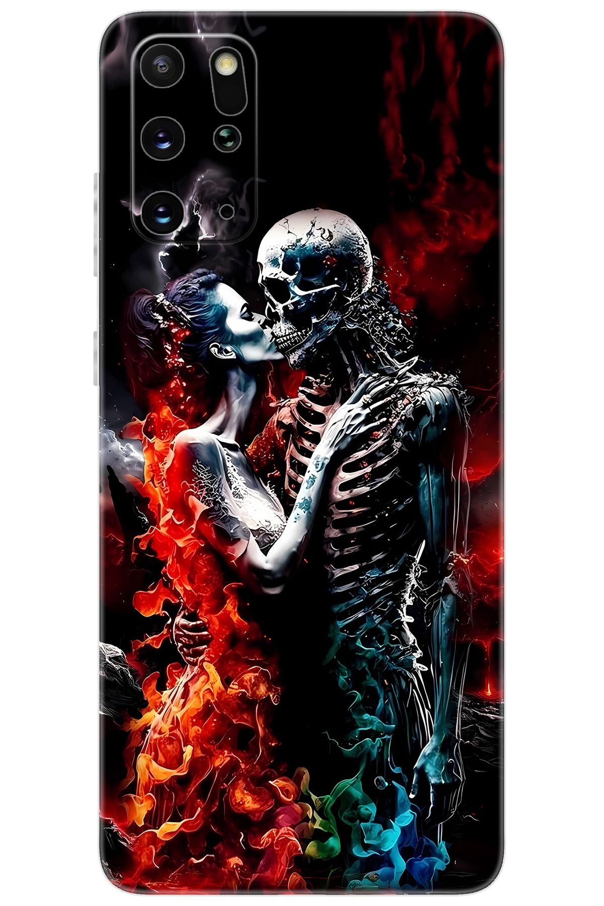Ceppare Samsung Galaxy S20 PLUS (SM-G985F) Uyumlu Kılıf Desenli Silikon İskelet Aşıklar STK:666 CP-LmLtz60