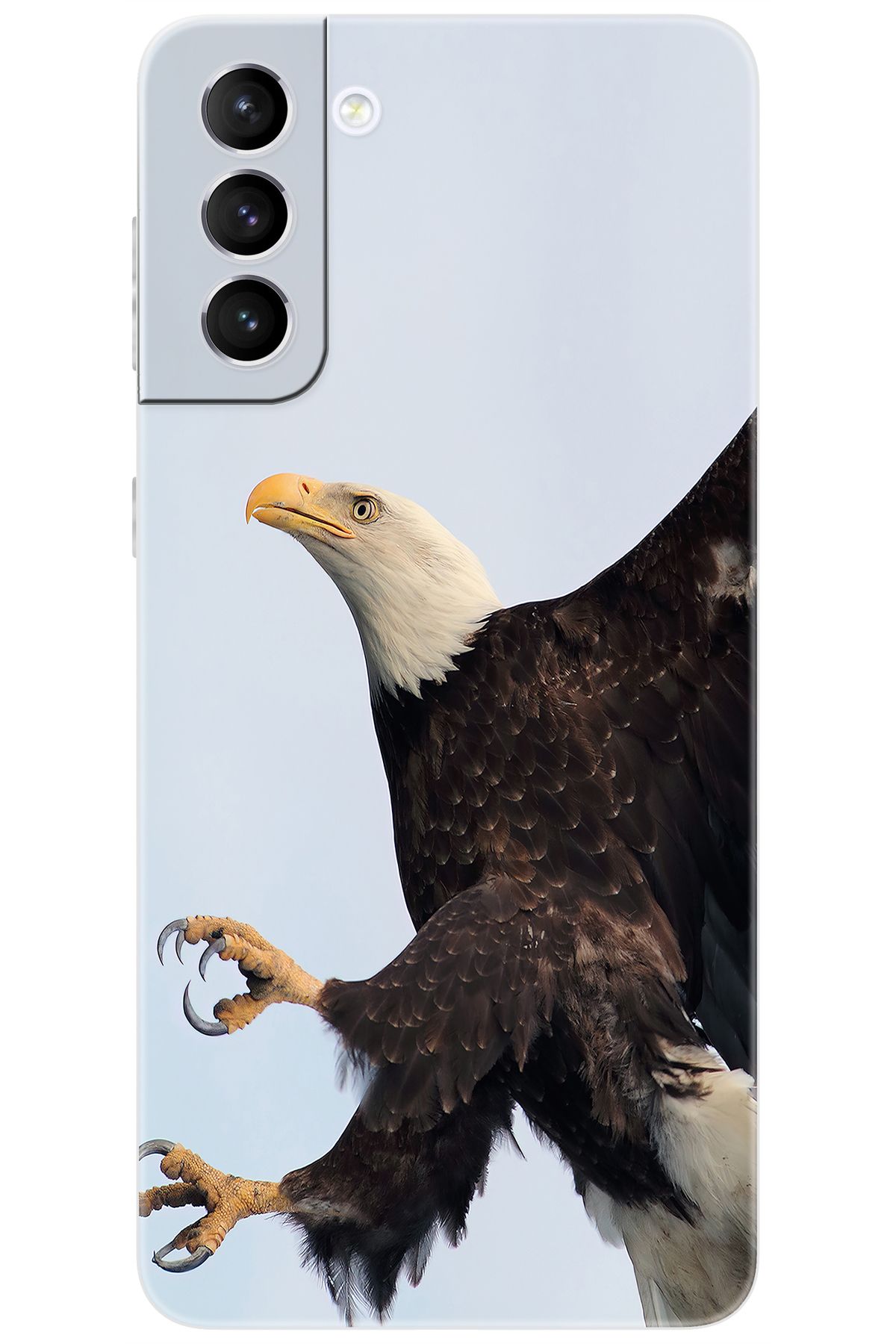 Ceppare Samsung Galaxy S21 PLUS (SM-G996B) Uyumlu Kılıf Desen Baskılı Silikon Kartal STK:189 CP-h5cbrPA