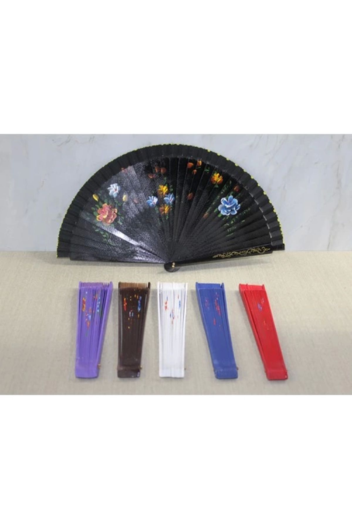 MELFSHOP Ahşap Tek Taraflı Yelpaze
