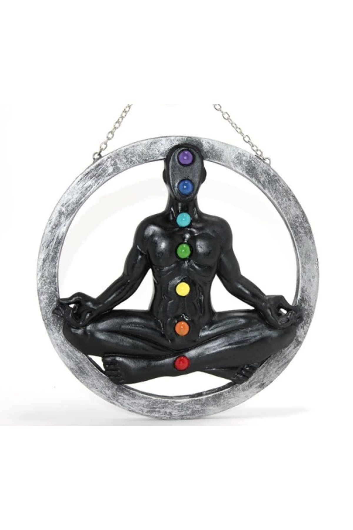 MELFSHOP Polyester Duvara Asmalı 7 Chakra Pano