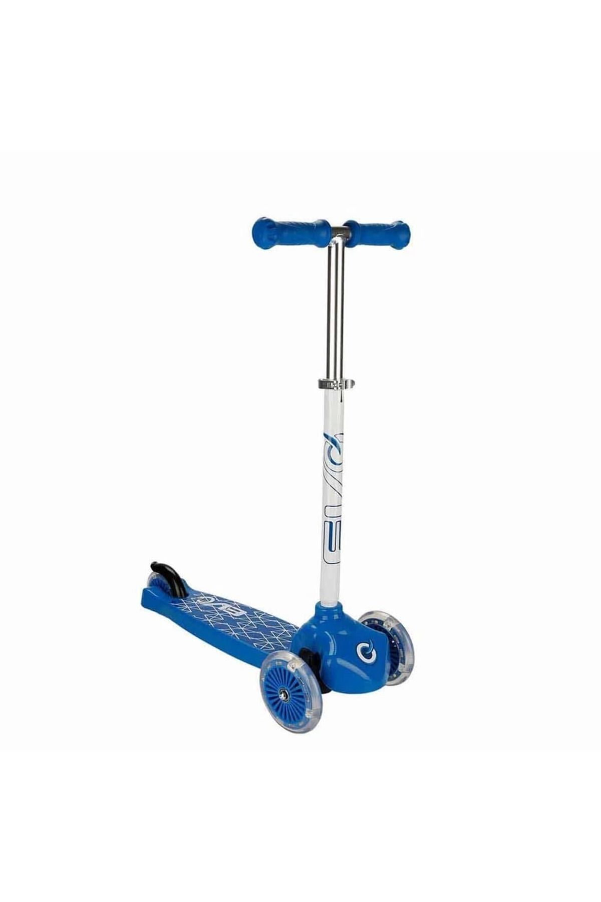 MELFSHOP Evo Işıklı 3 Tekerlekli Mavi Scooter