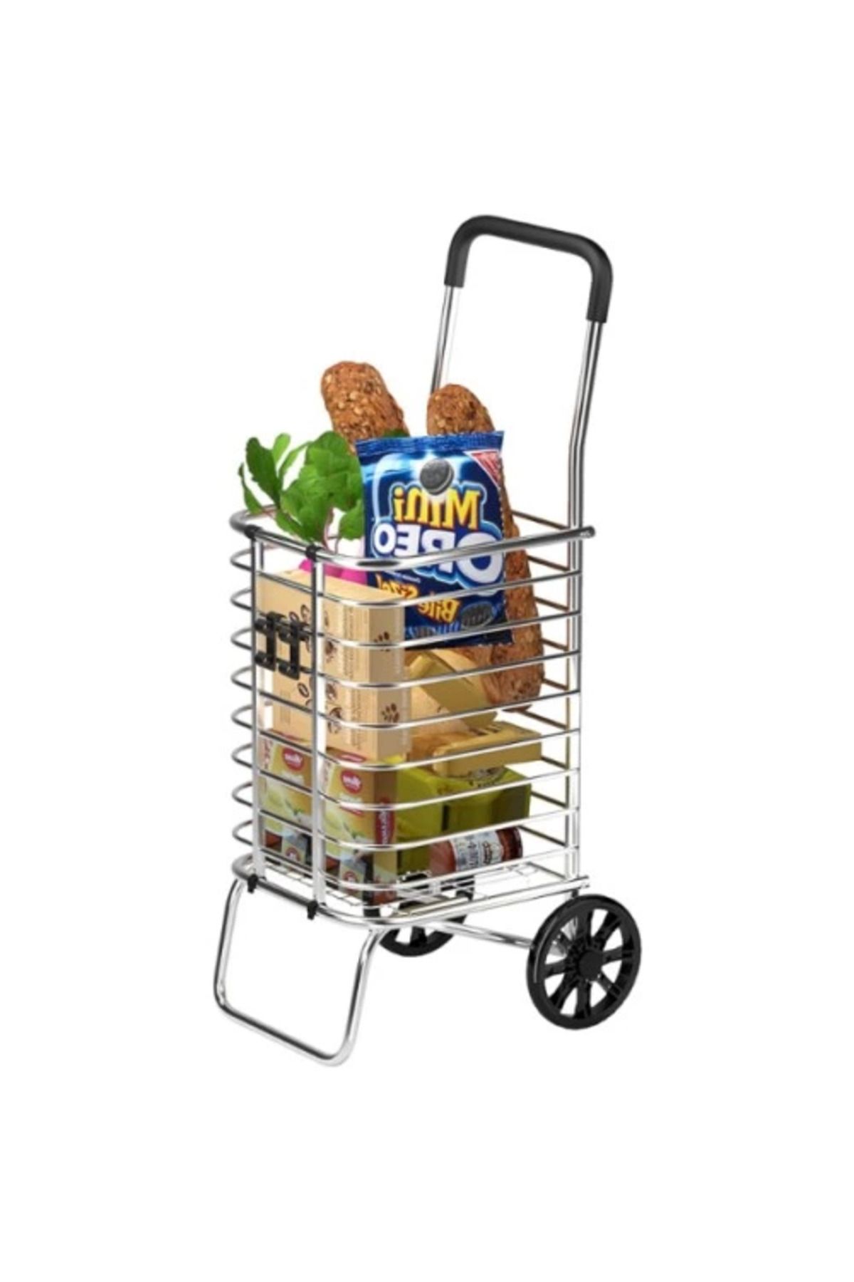 MELFSHOP Katlanabilir Taşınabilir Alışveriş ve Taşıma Arabası