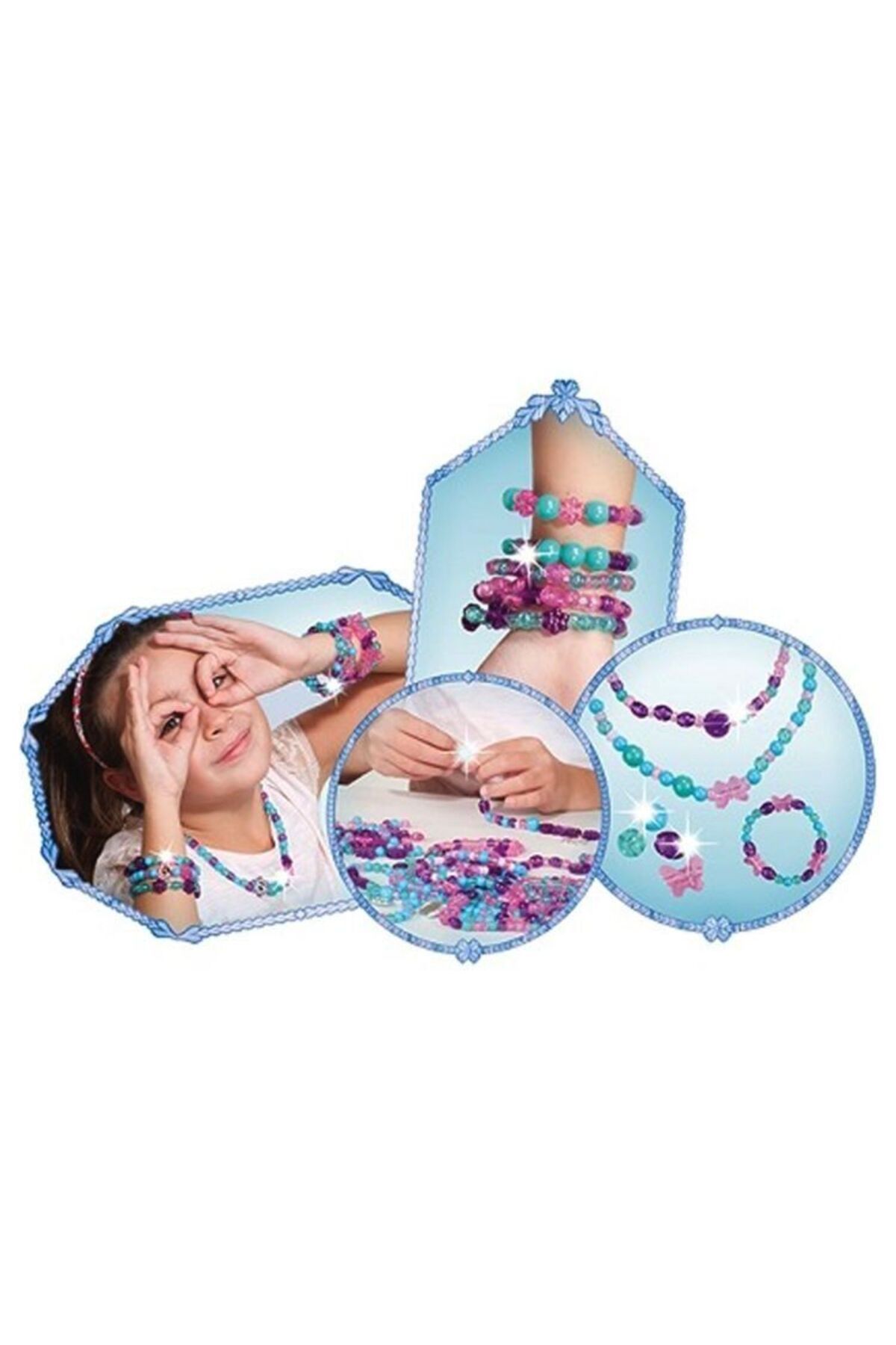 DEDE Frozen Çantalı Boncuk Takı Seti