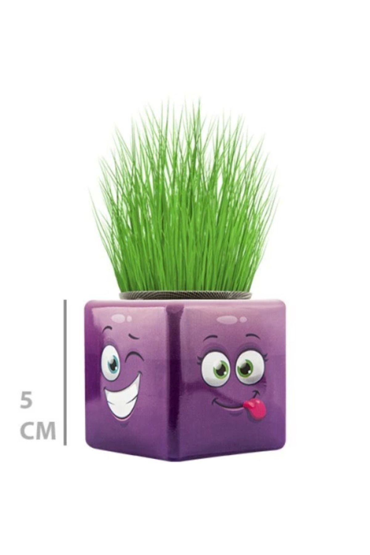 MELFSHOP Çim Adam Mini Küp Emoji Figürlü 1 Adet