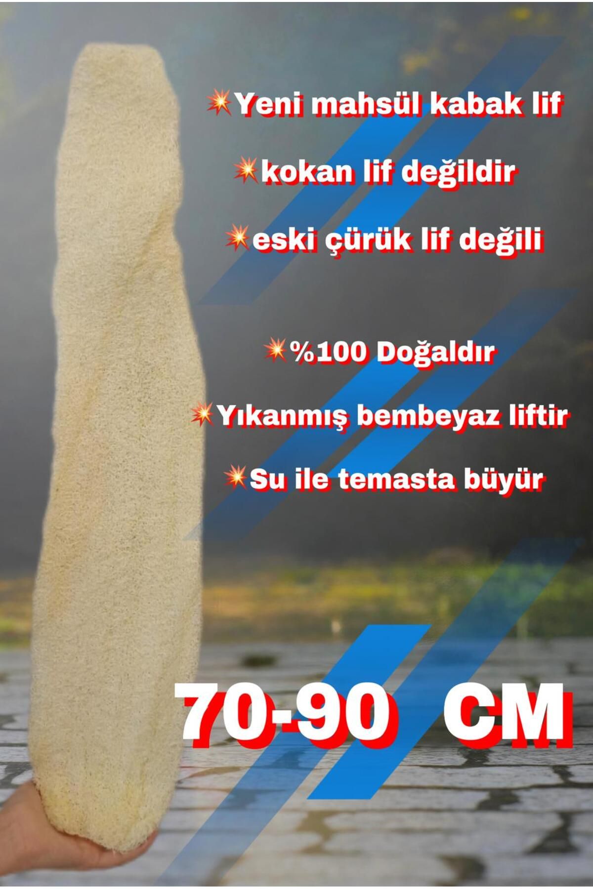 Sabuncu Hacı Kese Hamam Kesesi Kabak Lifi 70-90 Cm ham Kabak Lifi Işlenmemiş Kabak lifi