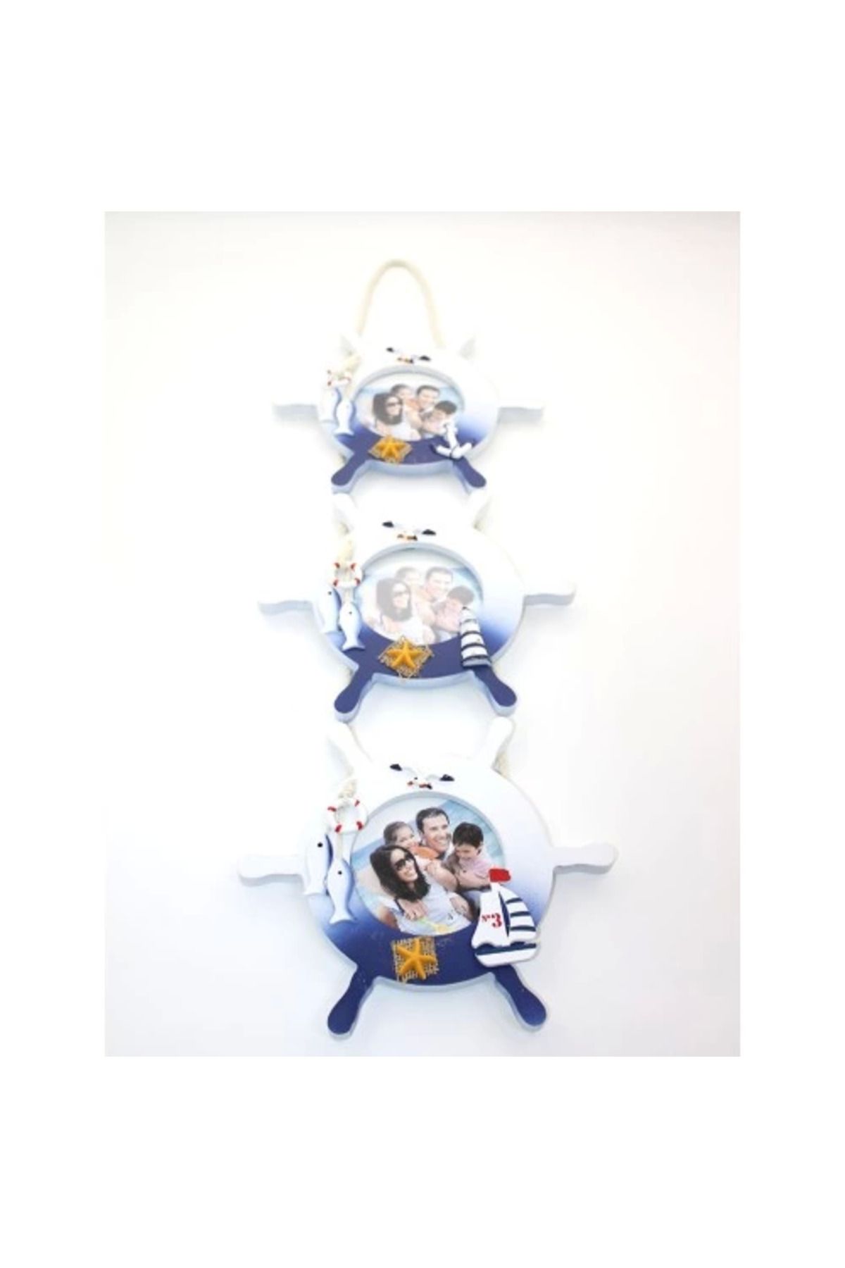MELFSHOP Ahşap Marin 3'lü Çerçeve