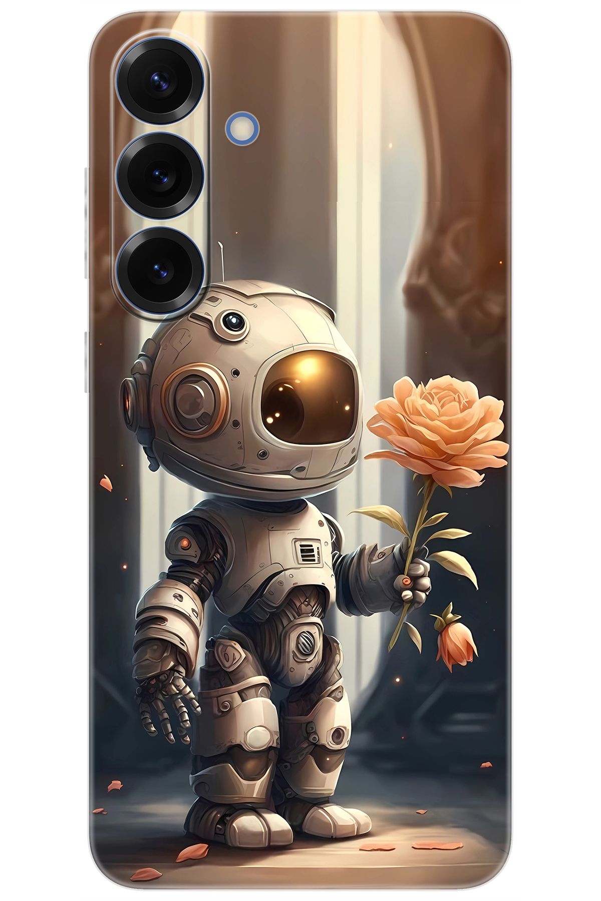 Ceppare Samsung Galaxy S25 PLUS (SM-S936B) Uyumlu Kılıf Desen Baskılı Silikon Astronot STK:620 CP-m65XpSc
