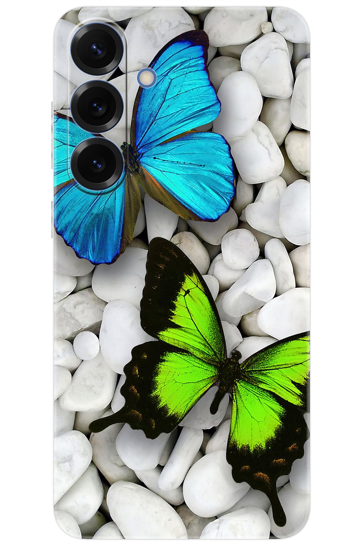 Ceppare Samsung Galaxy S25 PLUS (SM-S936B) Uyumlu Kılıf Desen Baskılı Silikon Kelebekler STK:148 CP-4Egphkr