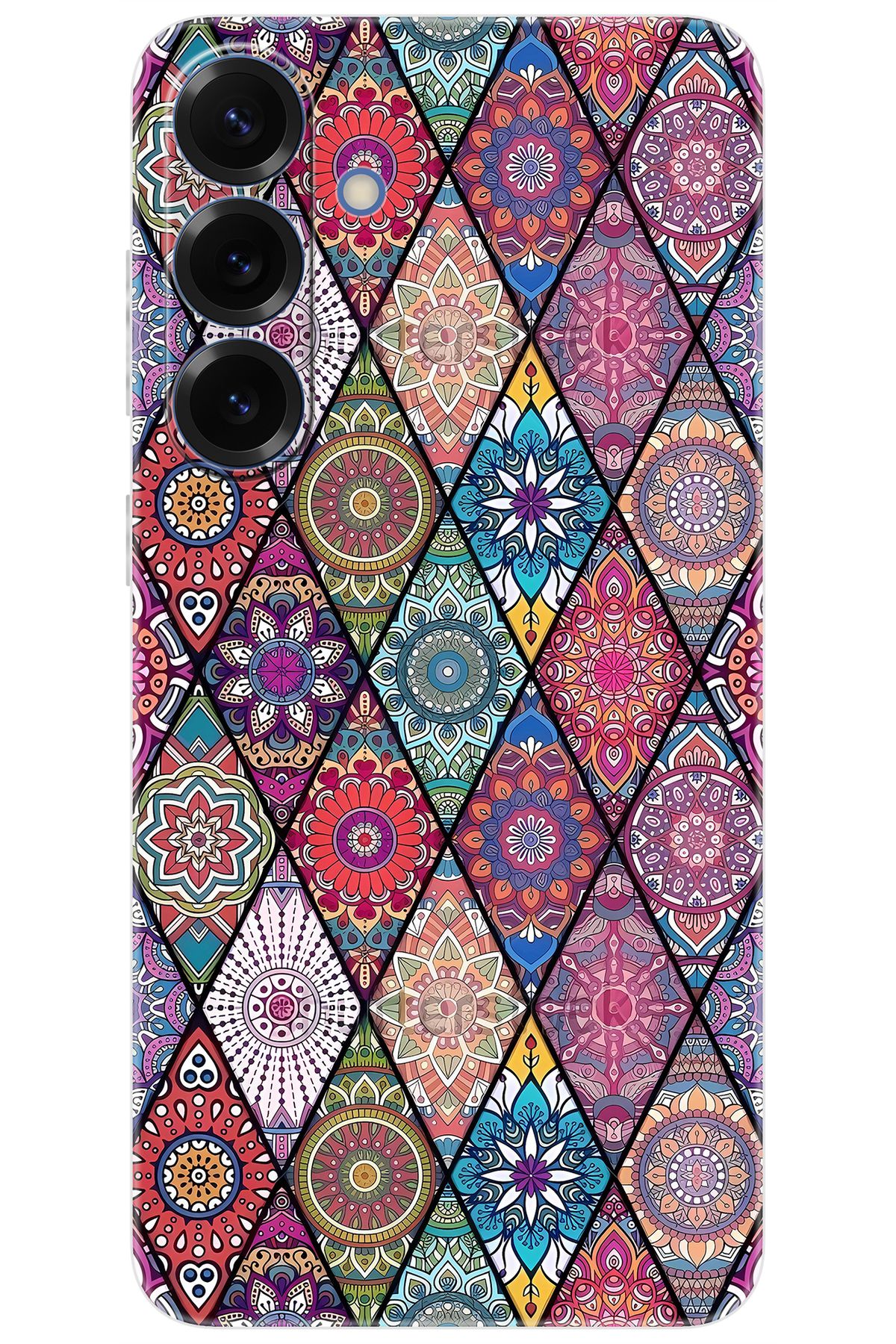 Ceppare Samsung Galaxy S25 PLUS (SM-S936B) Uyumlu Kılıf Desen Baskı Silikon Kilim Tasarım STK:660 CP-Tlot8qs