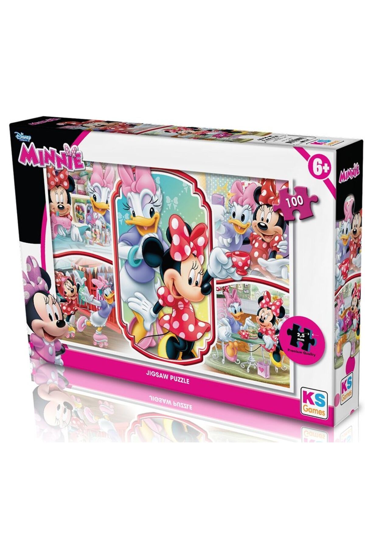 KS Puzzle 100 Parça Minnie Mouse