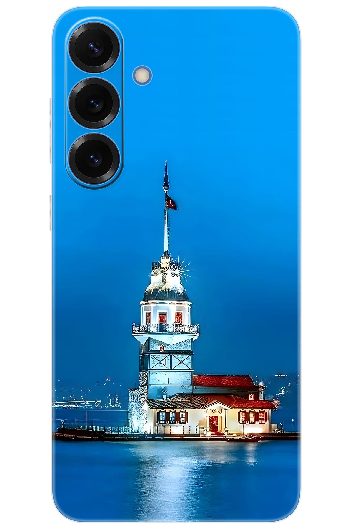 Ceppare Samsung Galaxy S25 PLUS (SM-S936B) Uyumlu Kılıf Desen Baskılı Silikon Kız Kulesi STK:617 CP-fqyUq5j