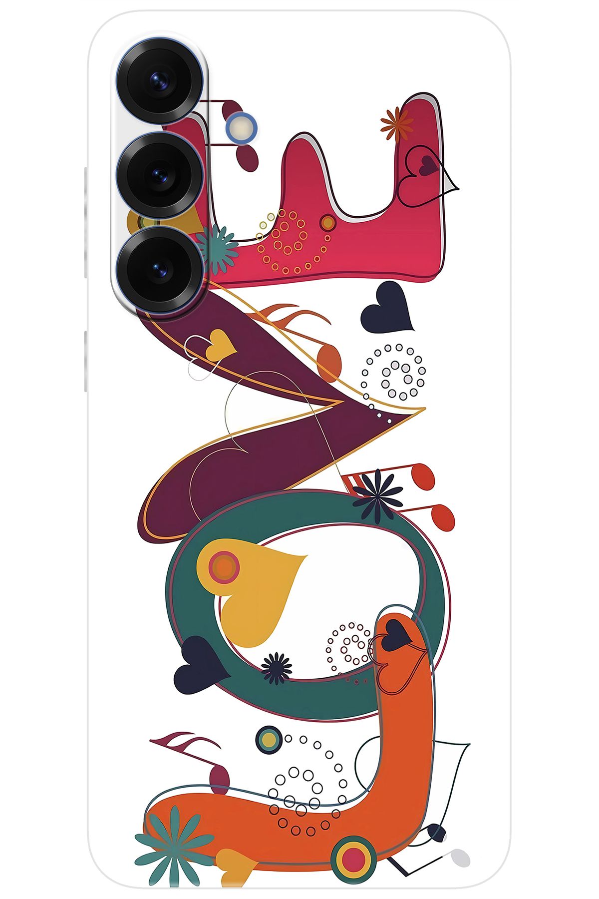 Ceppare Samsung Galaxy S25 PLUS (SM-S936B) Uyumlu Kılıf Desen Baskılı Silikon LOVE STK:621 CP-m8ogyRS