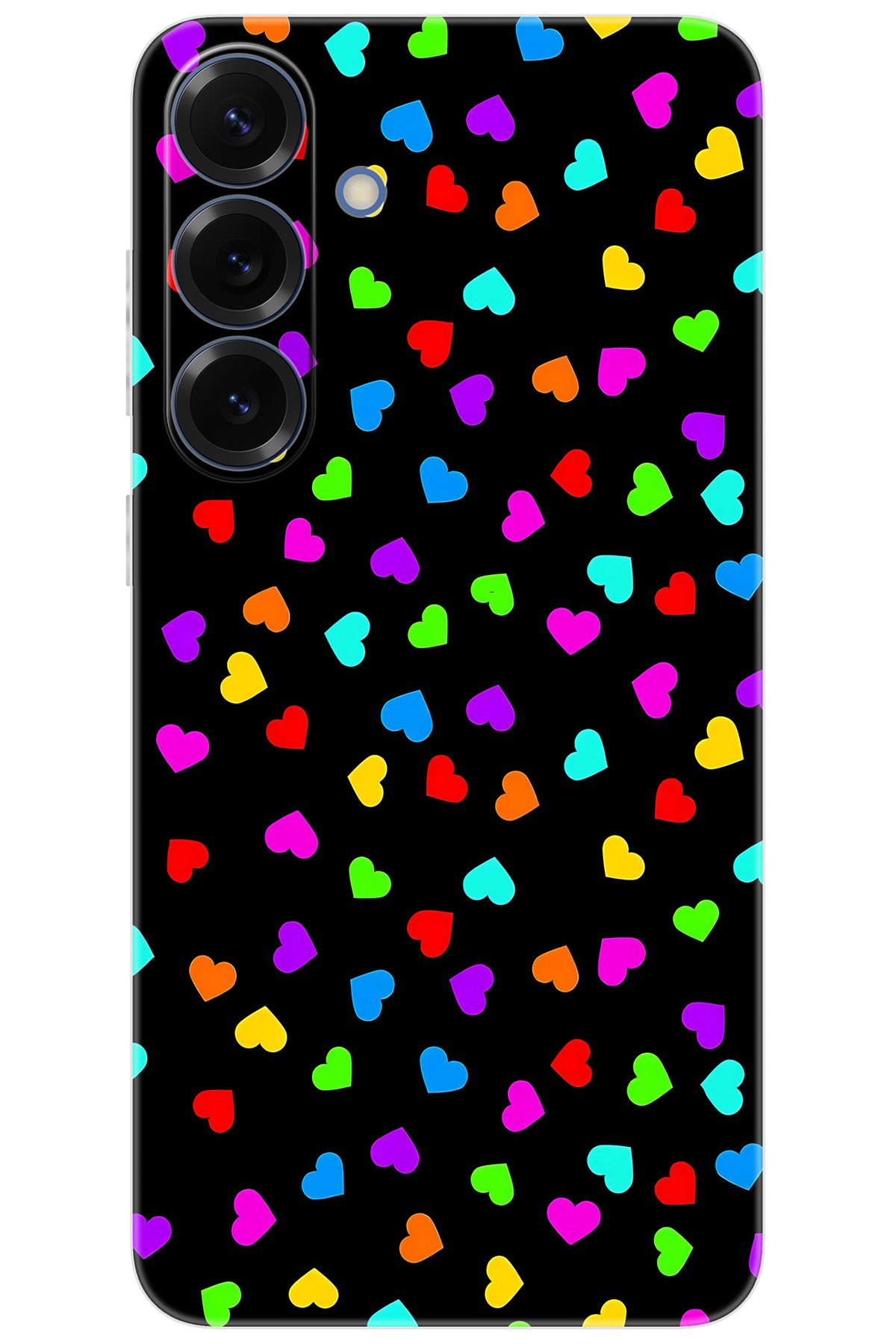 Ceppare Samsung Galaxy S25 PLUS (SM-S936B) Uyumlu Kılıf Silikon Renkli Minik Kalpler STK:1017 CP-Z0Ipn9C