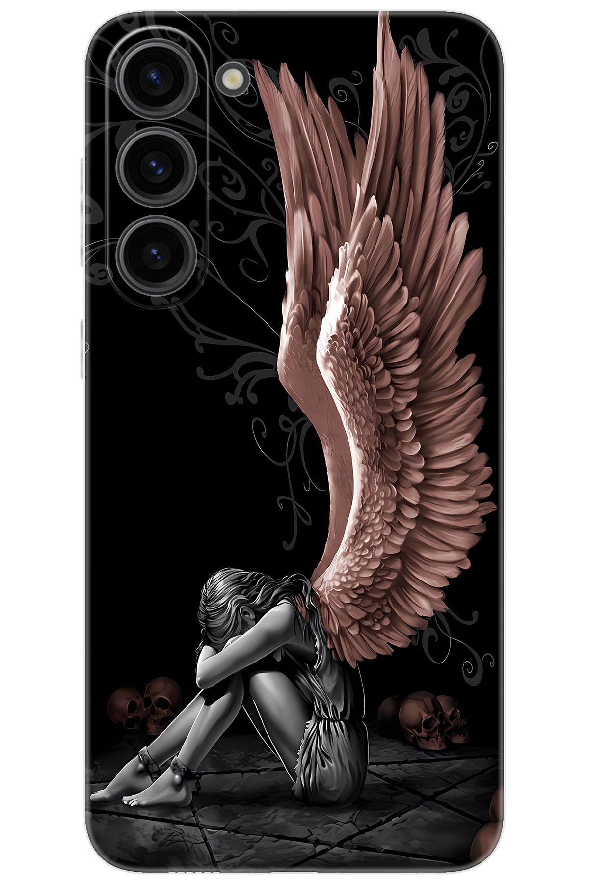 Ceppare Samsung Galaxy S23 PLUS (SM-S916B) Uyumlu Kılıf Desenli Silikon Enslaved Angel STK:654 CP-BeQ6lnM