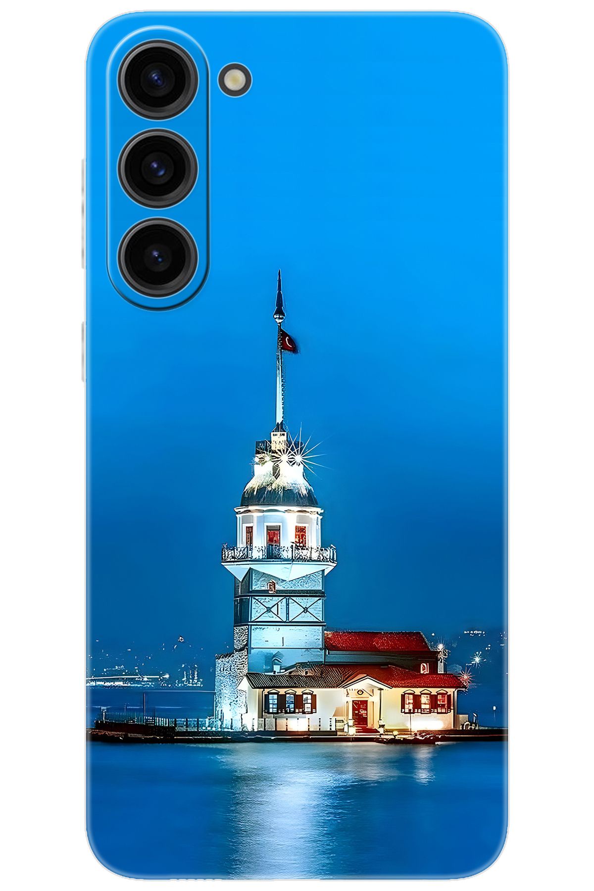 Ceppare Samsung Galaxy S23 PLUS (SM-S916B) Uyumlu Kılıf Desen Baskılı Silikon Kız Kulesi STK:617 CP-nCS3C9y