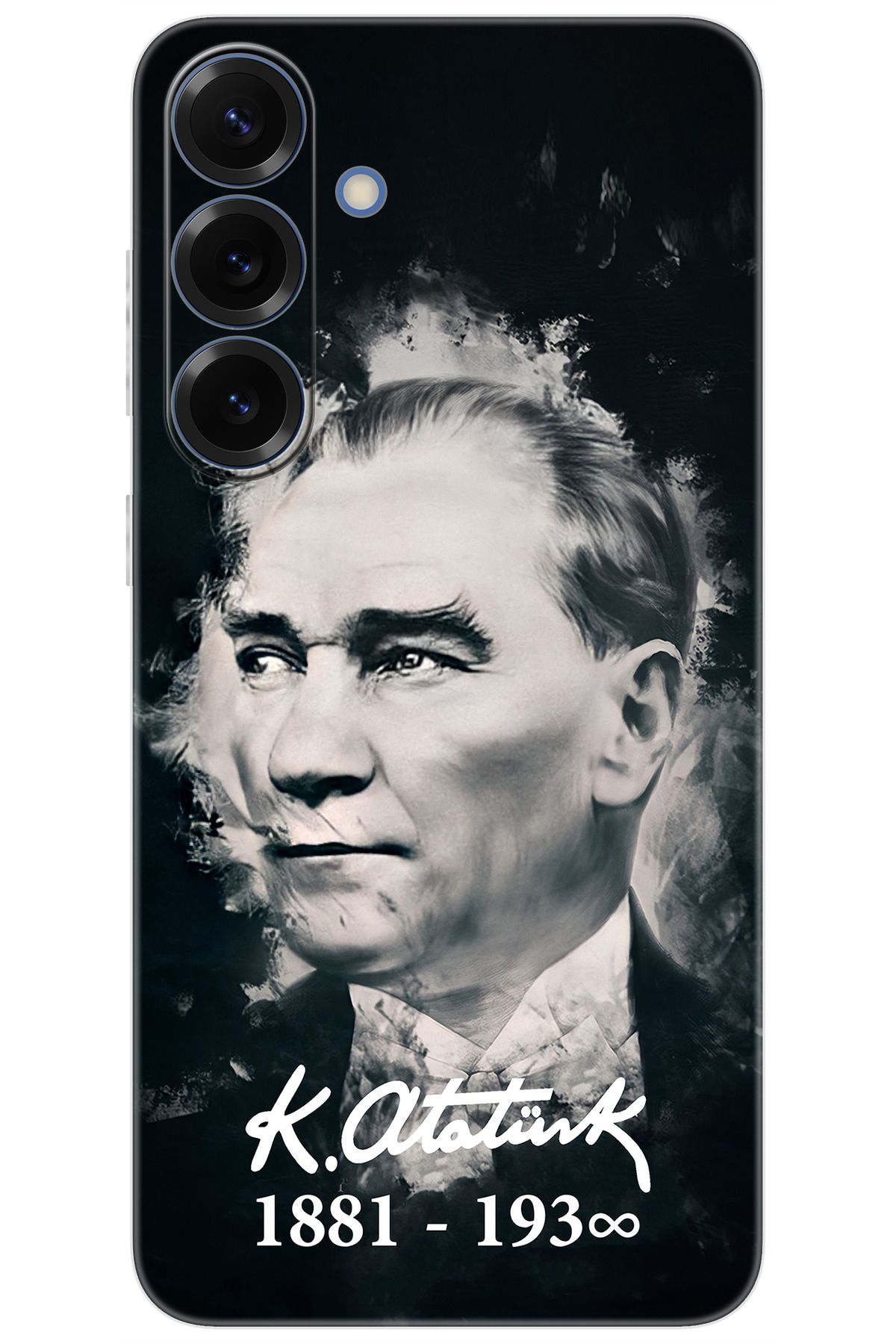 Ceppare Samsung Galaxy S25 PLUS (SM-S936B) Uyumlu Kılıf Silikon Mustafa Kemal Atatürk STK:388 CP-dFnDTEO