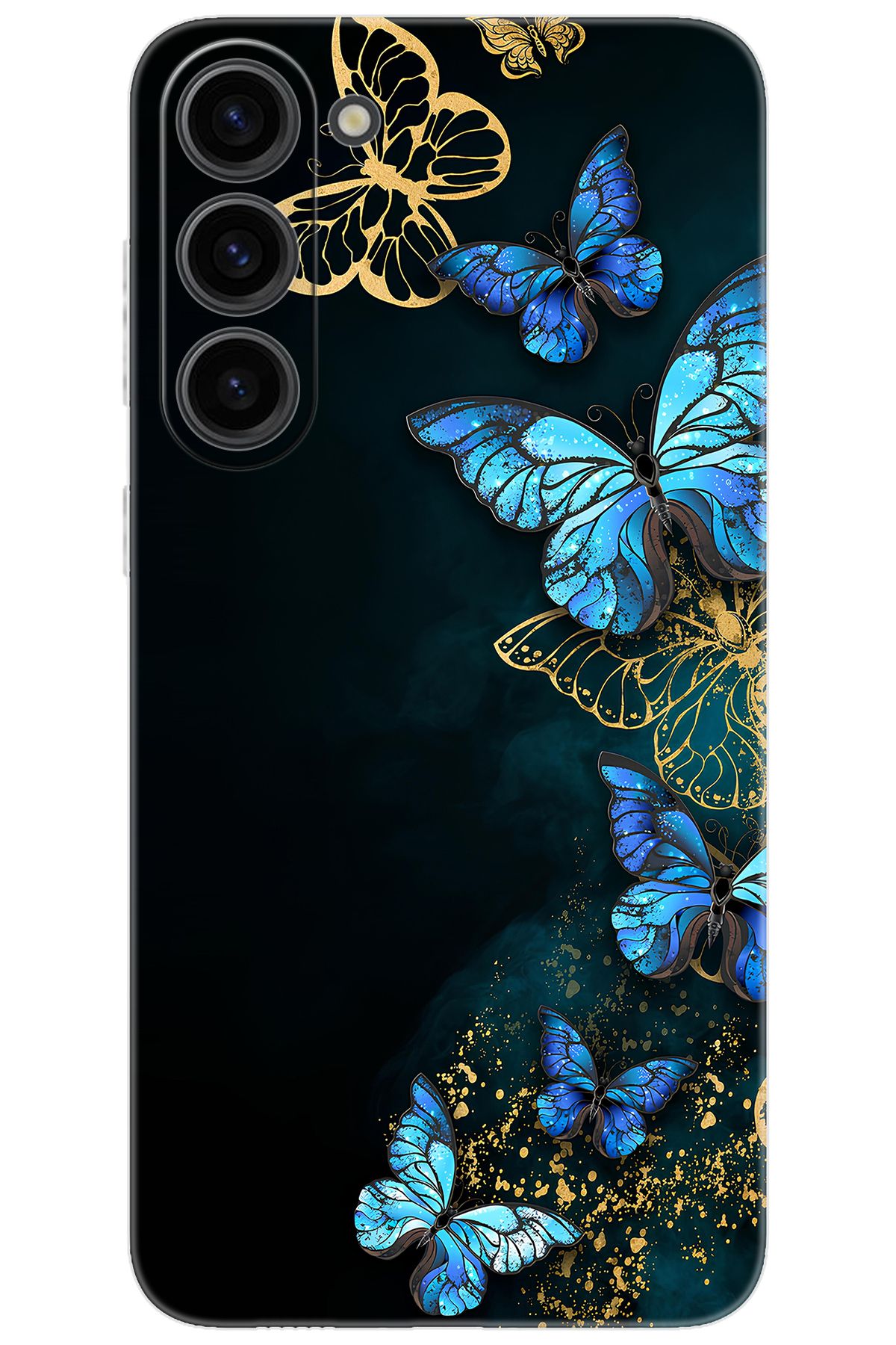 Ceppare Samsung Galaxy S23 PLUS (SM-S916B) Uyumlu Kılıf Desen Silikon Kelebekler STK:721 CP-ShzqYzg