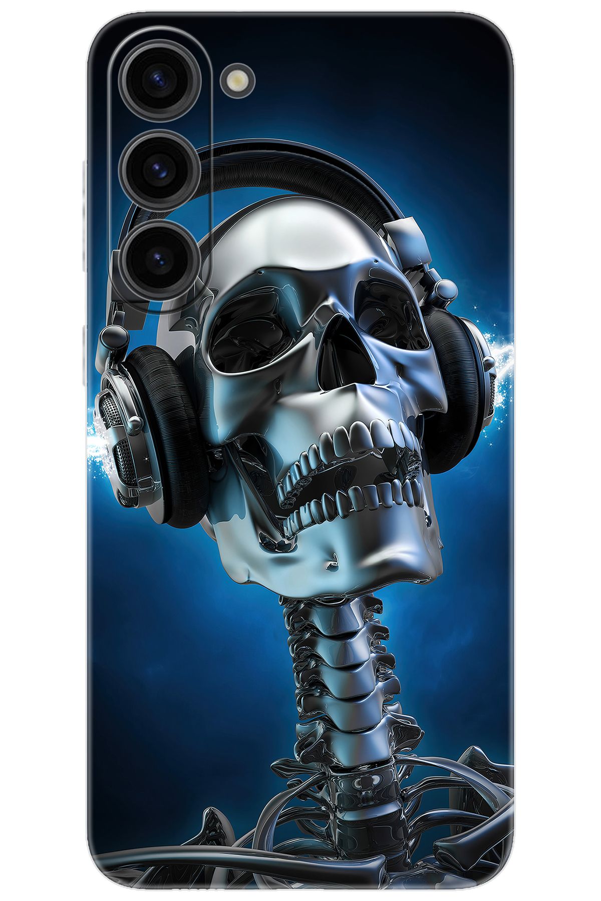 Ceppare Samsung Galaxy S23 PLUS (SM-S916B) Uyumlu Kılıf Desen Baskı Silikon Metal İskelet STK:141 CP-KktpUxZ