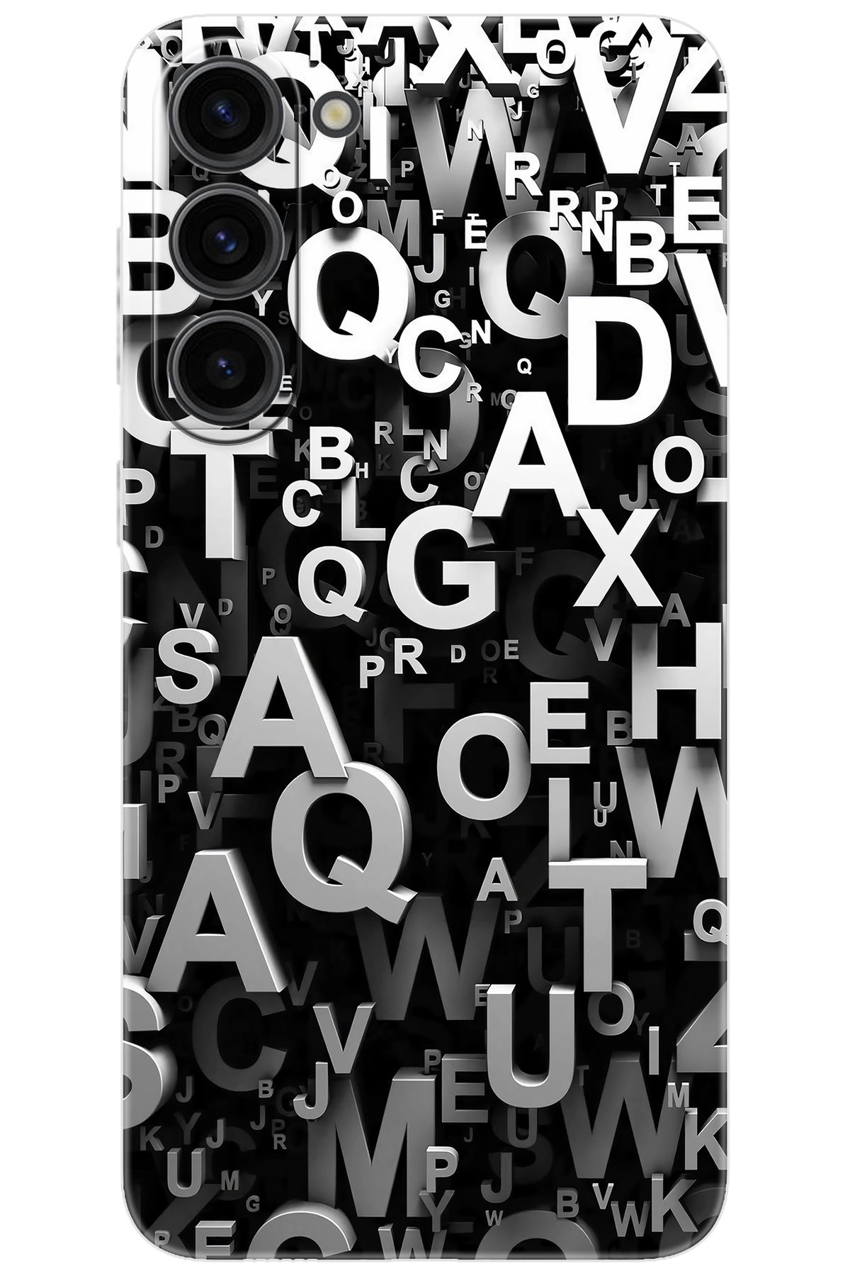Ceppare Samsung Galaxy S23 PLUS (SM-S916B) Uyumlu Kılıf Desen Baskılı Silikon Harfler STK:739 CP-B9MRSOm