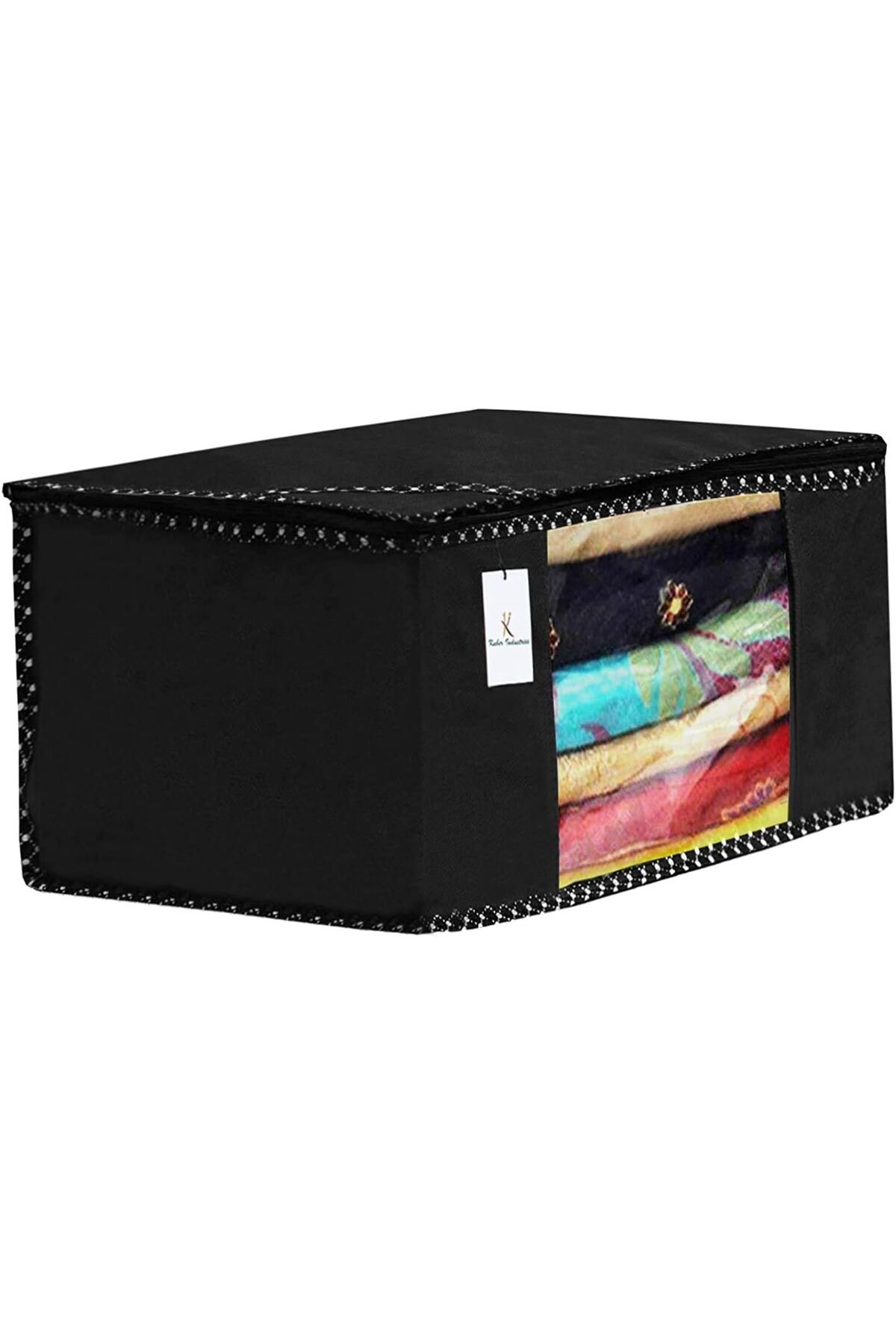 Generic-Kuber Industries 3 Piece Non Woven Fabric Clothes Organizer Set With Transparent Window, Extra Larg 5