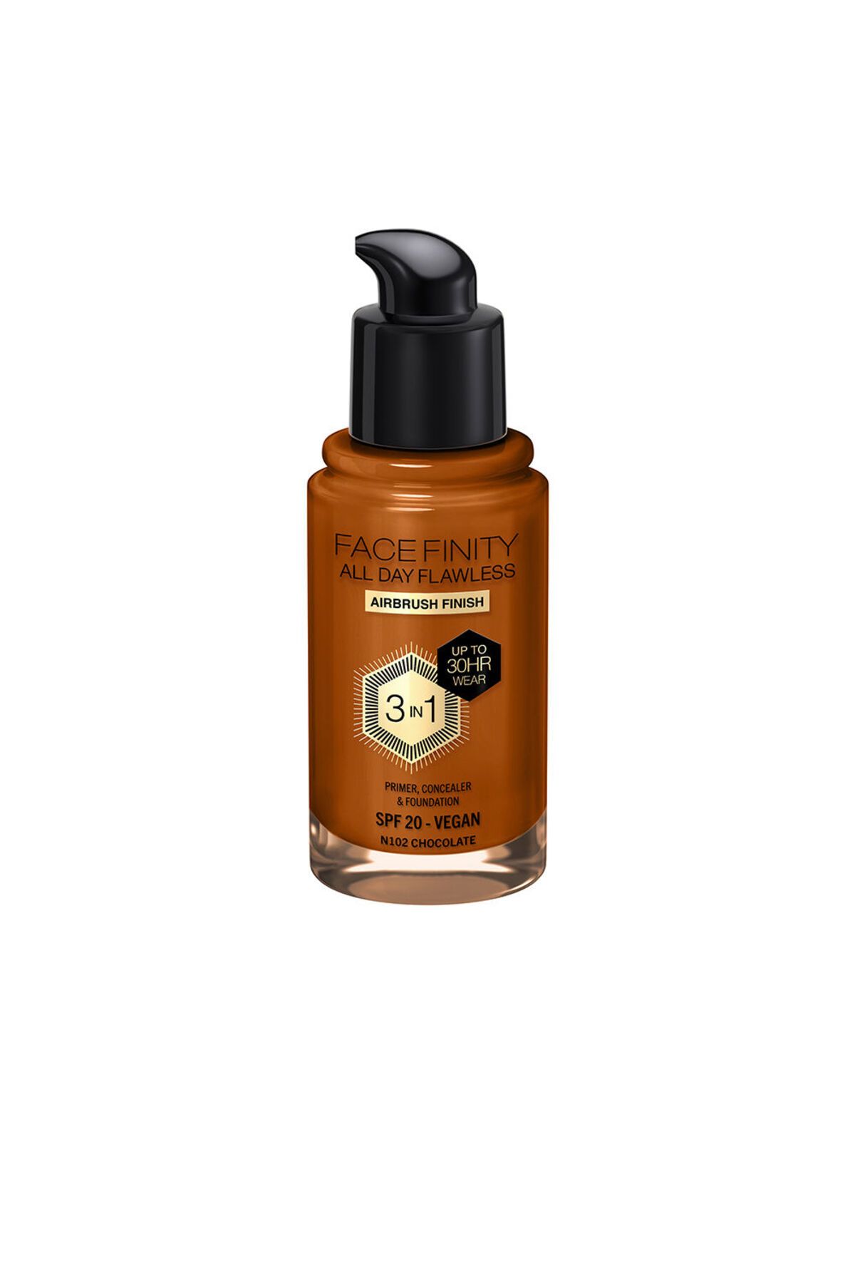 Max Factor-Facefinity All Day Flawless 3 In 1 Foundation #n102-schokolade Max Factor 30 ml 1