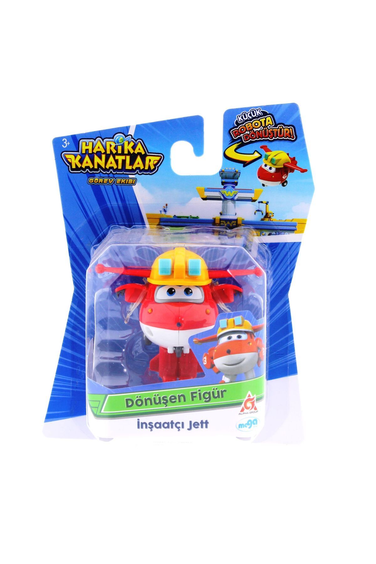 Harika Kanatlar Dönüşen Mini Figür İnşaatçı Jett