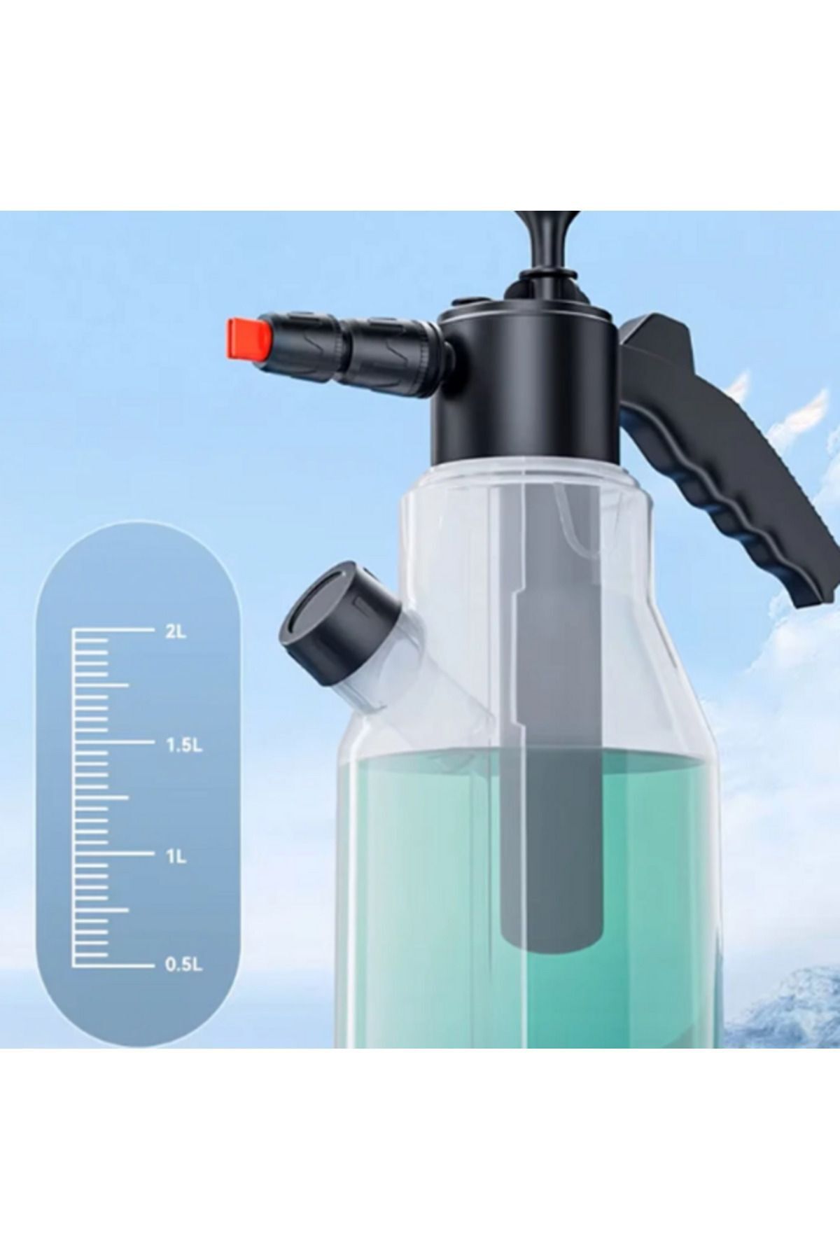 Mixer Areks 2 Lt Yüksek Basınçlı Araç Yıkama Köpük Ve Sıvı Başlıklı Pompa Basınçlı Köpük Püskürtme Pompa