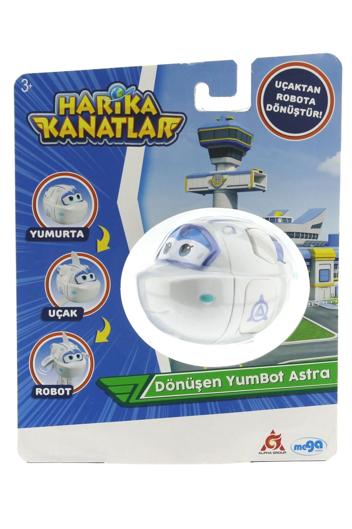 Harika Kanatlar Dönüşen Tekli Figür YumBot Astra