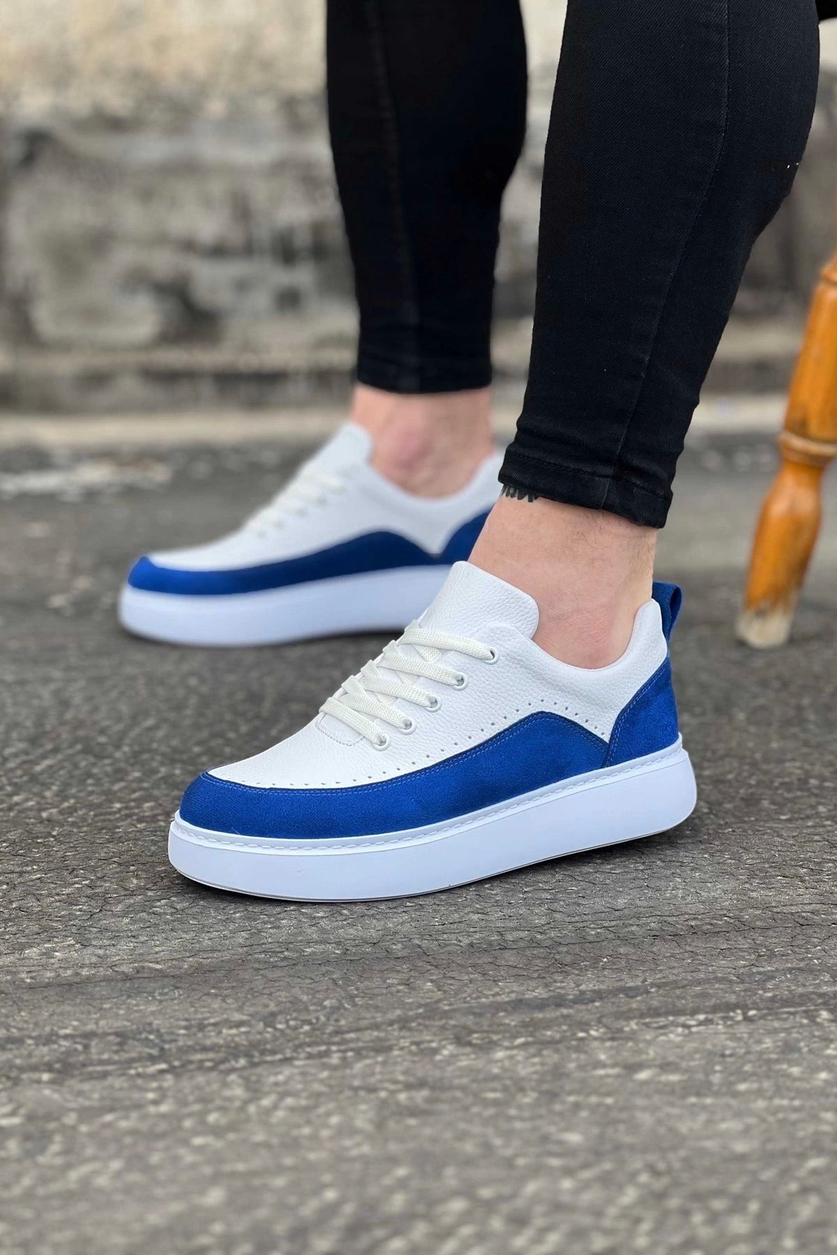 HACESHOP WG162 Beyaz Sax Ortopedik Taban Erkek Casual Ayakkabı