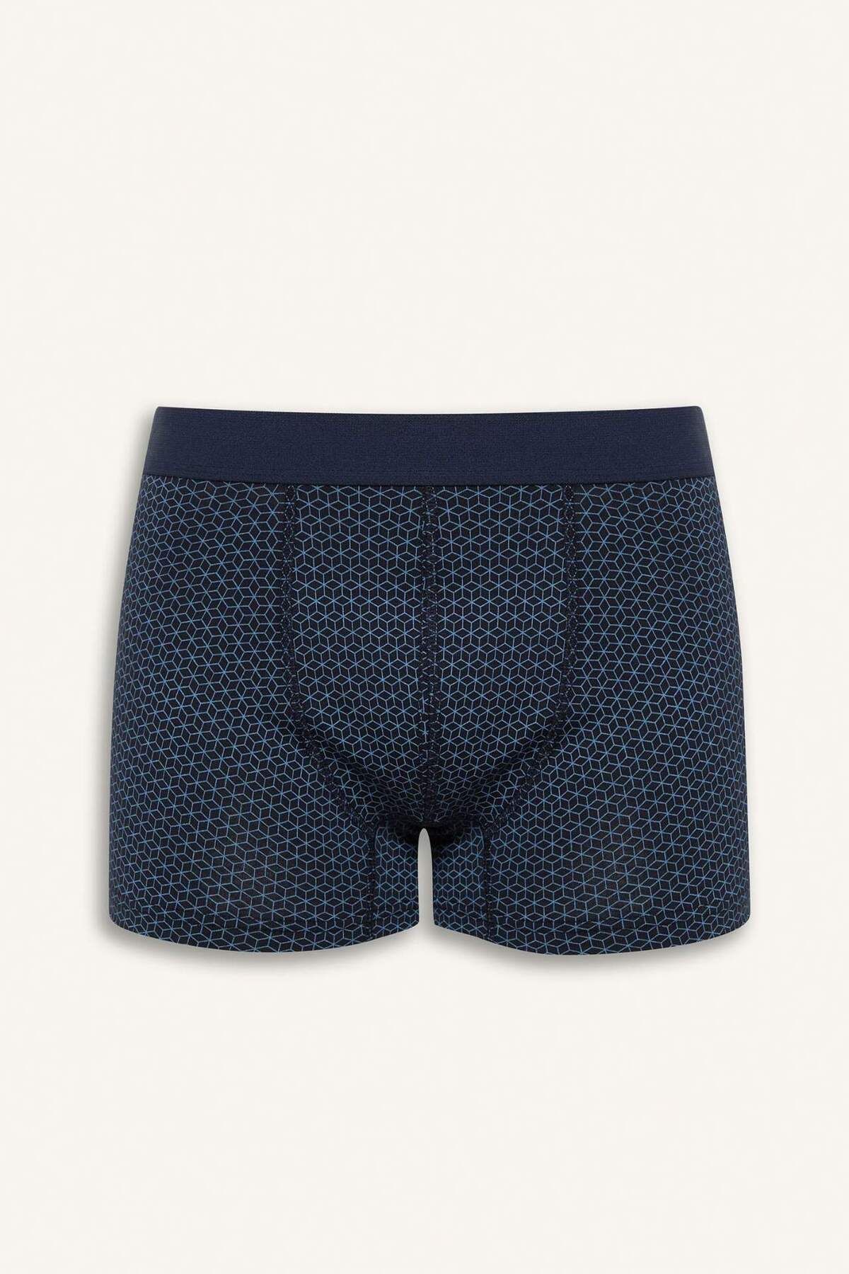 DeFacto-Regular Fit Printed 3-Pece Boxer D9880ax25sp 6