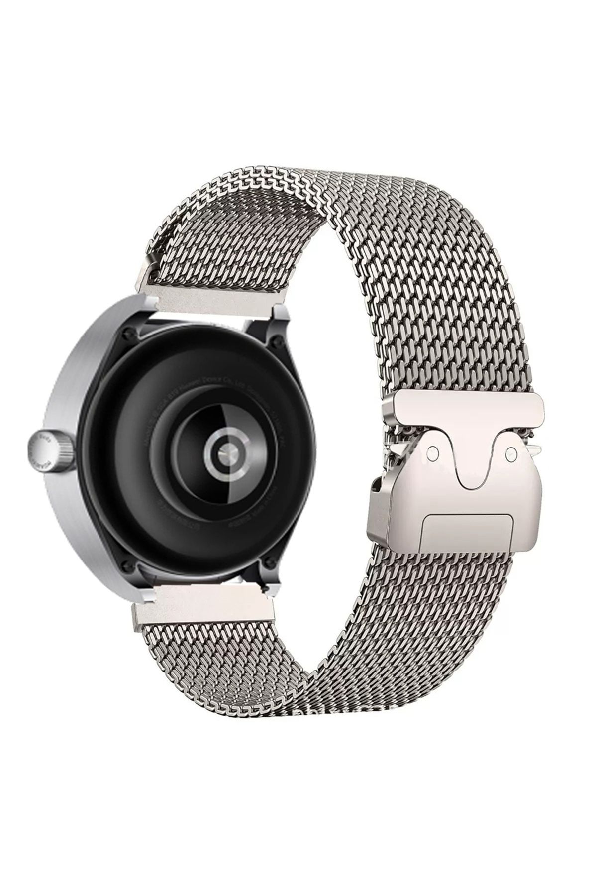 HTstore Galaxy Uyumlu Watch 3 45mm Zore KRD-100 22mm Titanyum Hasır Kordon-Titanyum