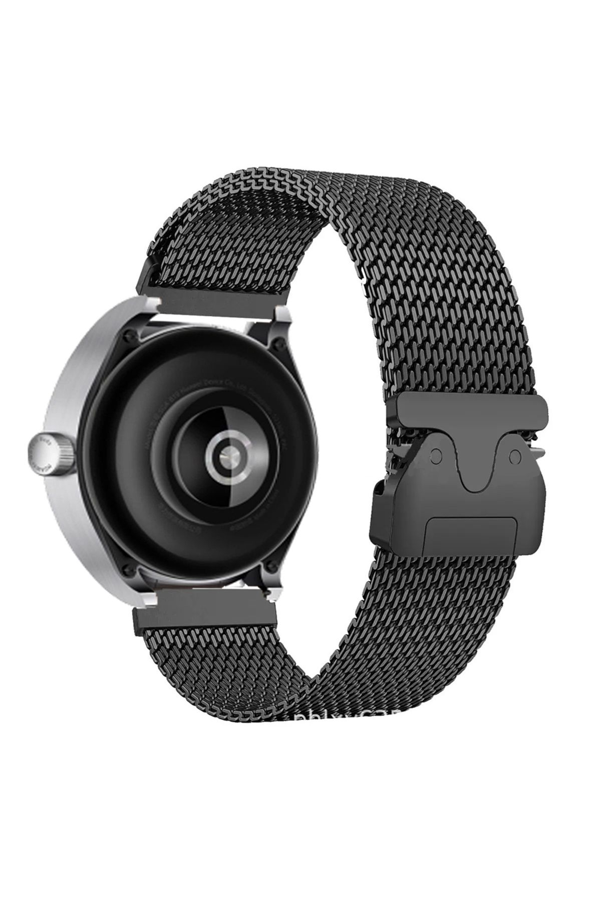 HTstore Galaxy Uyumlu Watch 3 45mm Zore KRD-100 22mm Titanyum Hasır Kordon