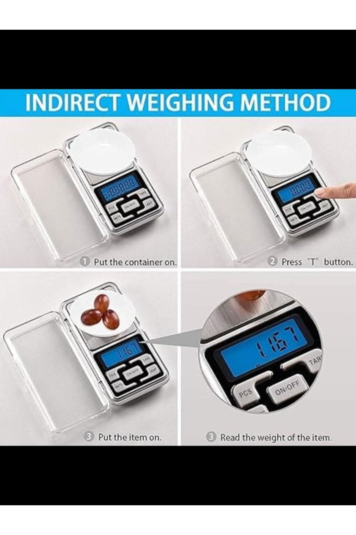 Other-Pocket Scale With Multiple Unit Conversion, Accuracy 0.01g Up To 200g, Protective Tray C 4
