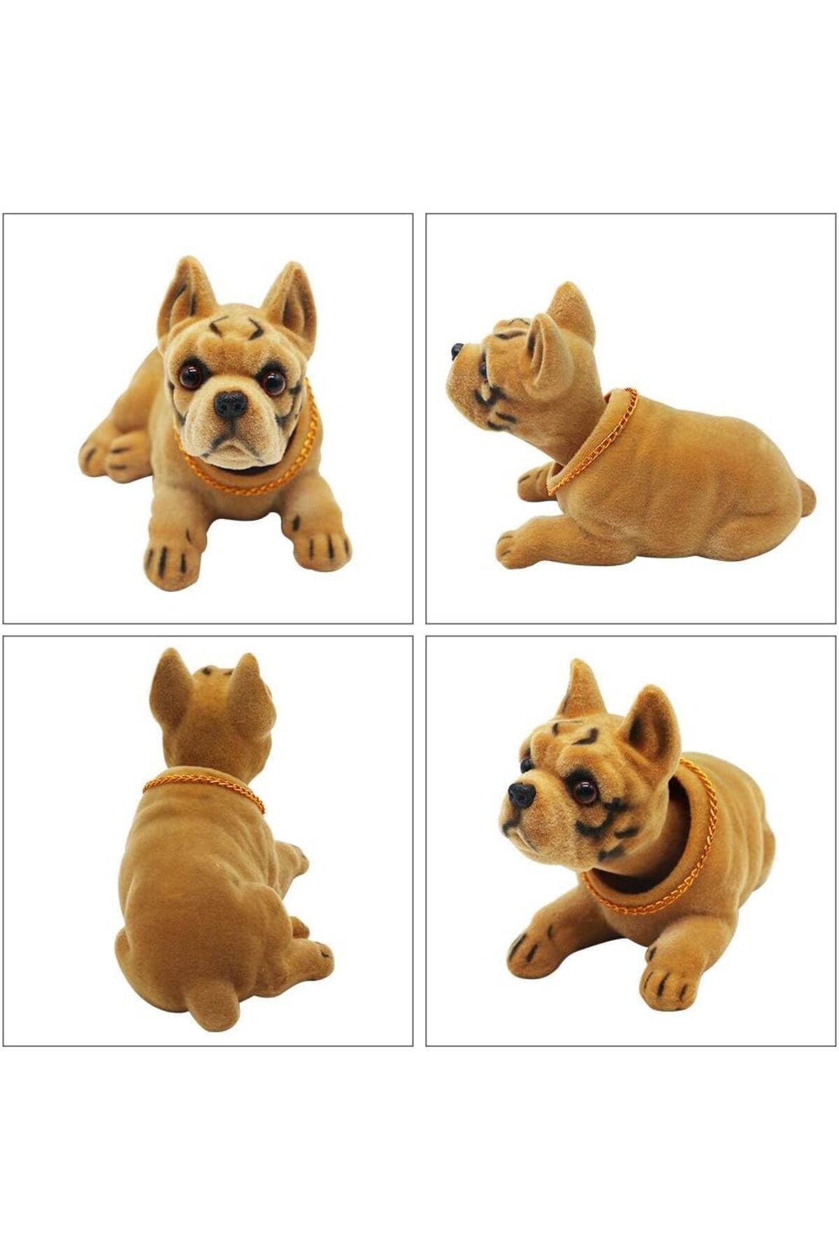 Generic-KASTWAVE Bobble Head Boxer - Car Dashboard Decoration Nodding Dog Hood Ornament - Emulation Creativ 3