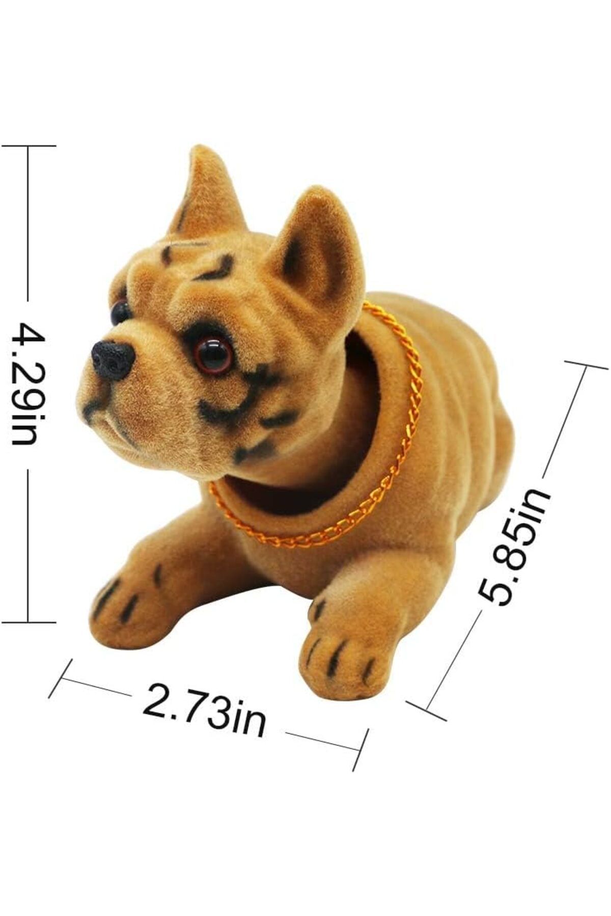 Generic-KASTWAVE Bobble Head Boxer - Car Dashboard Decoration Nodding Dog Hood Ornament - Emulation Creativ 6